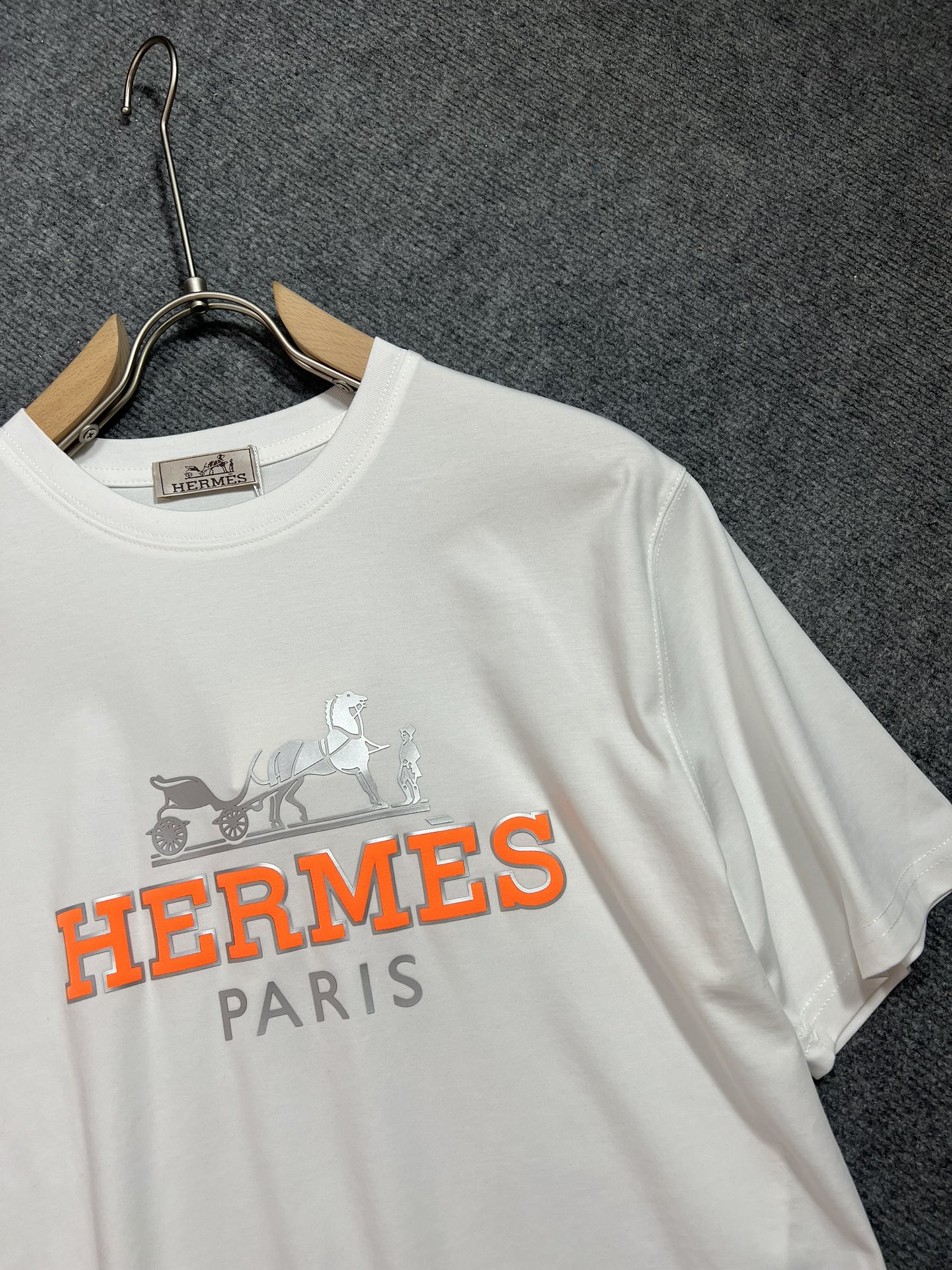 ️Hermes/爱马仕2024年春夏新品上新三标齐全圆领短袖T恤好货不用过多介绍看细节专柜码数M-XXL