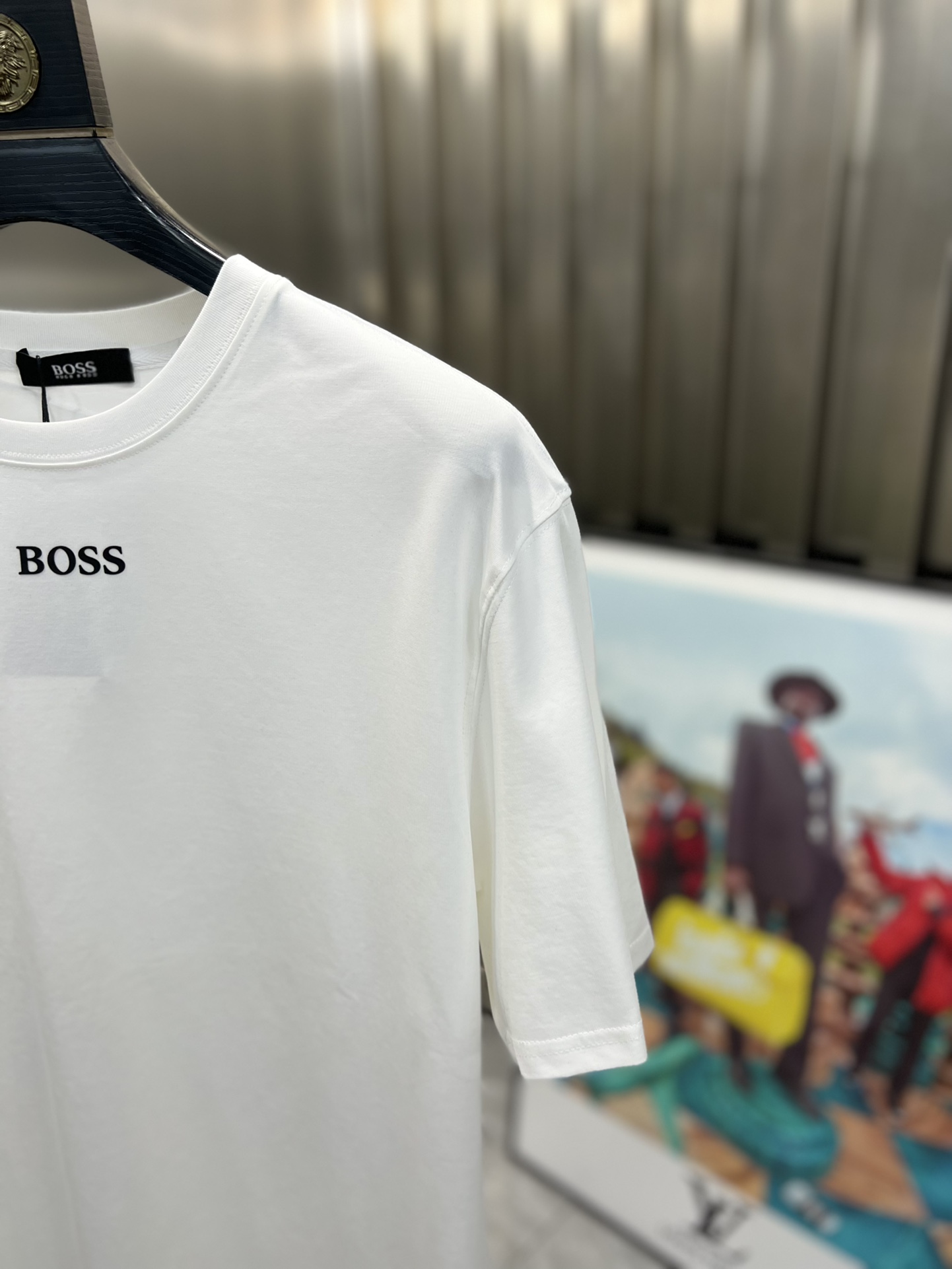 ️Boss2024年春夏新品上新三标齐全圆领短袖T恤好货不用过多介绍看细节专柜码数M-XXXL175/1