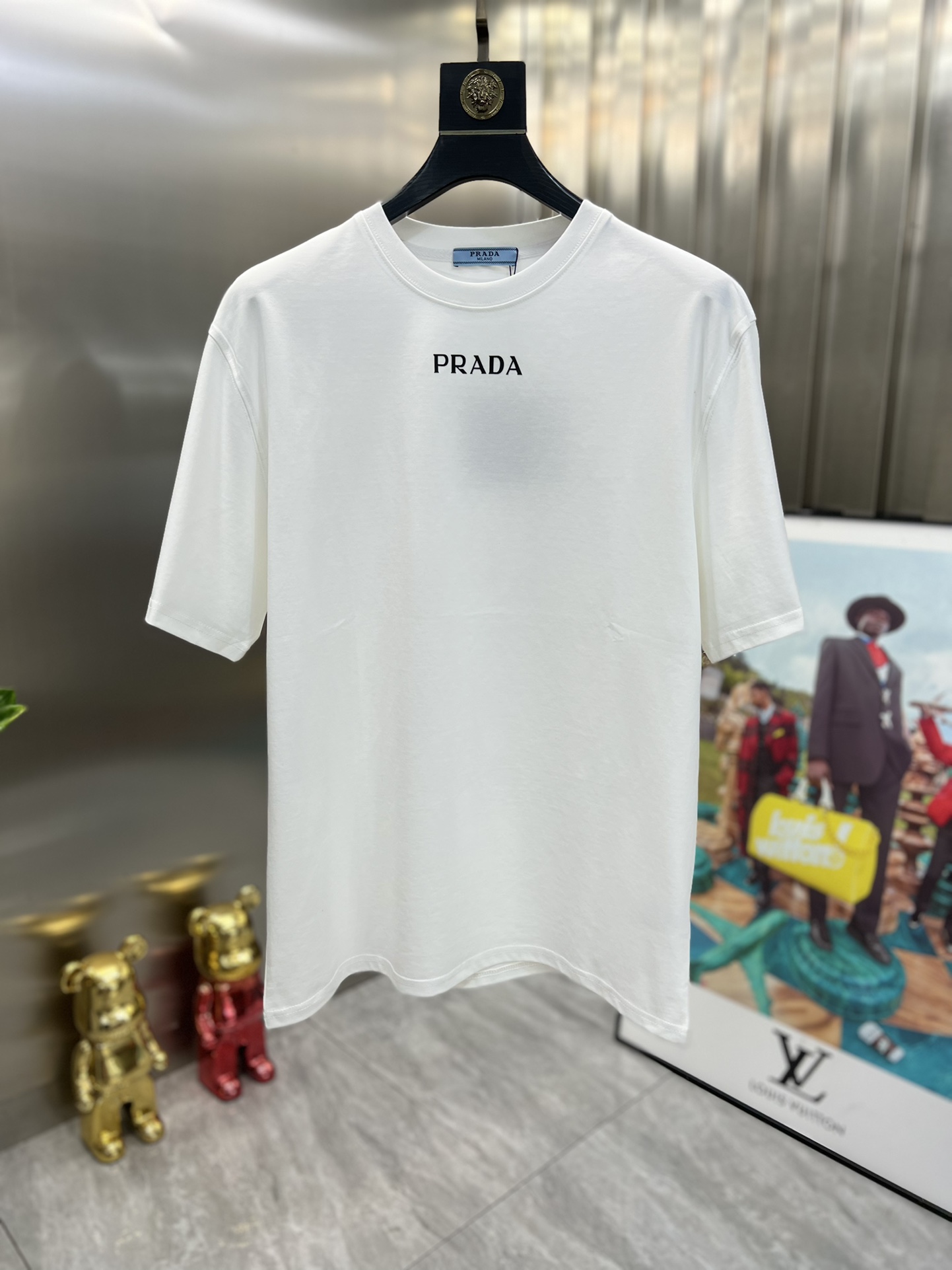 ️Prada/普拉达2024年春夏新品上新三标齐全圆领短袖T恤好货不用过多介绍看细节专柜码数M-XXXL