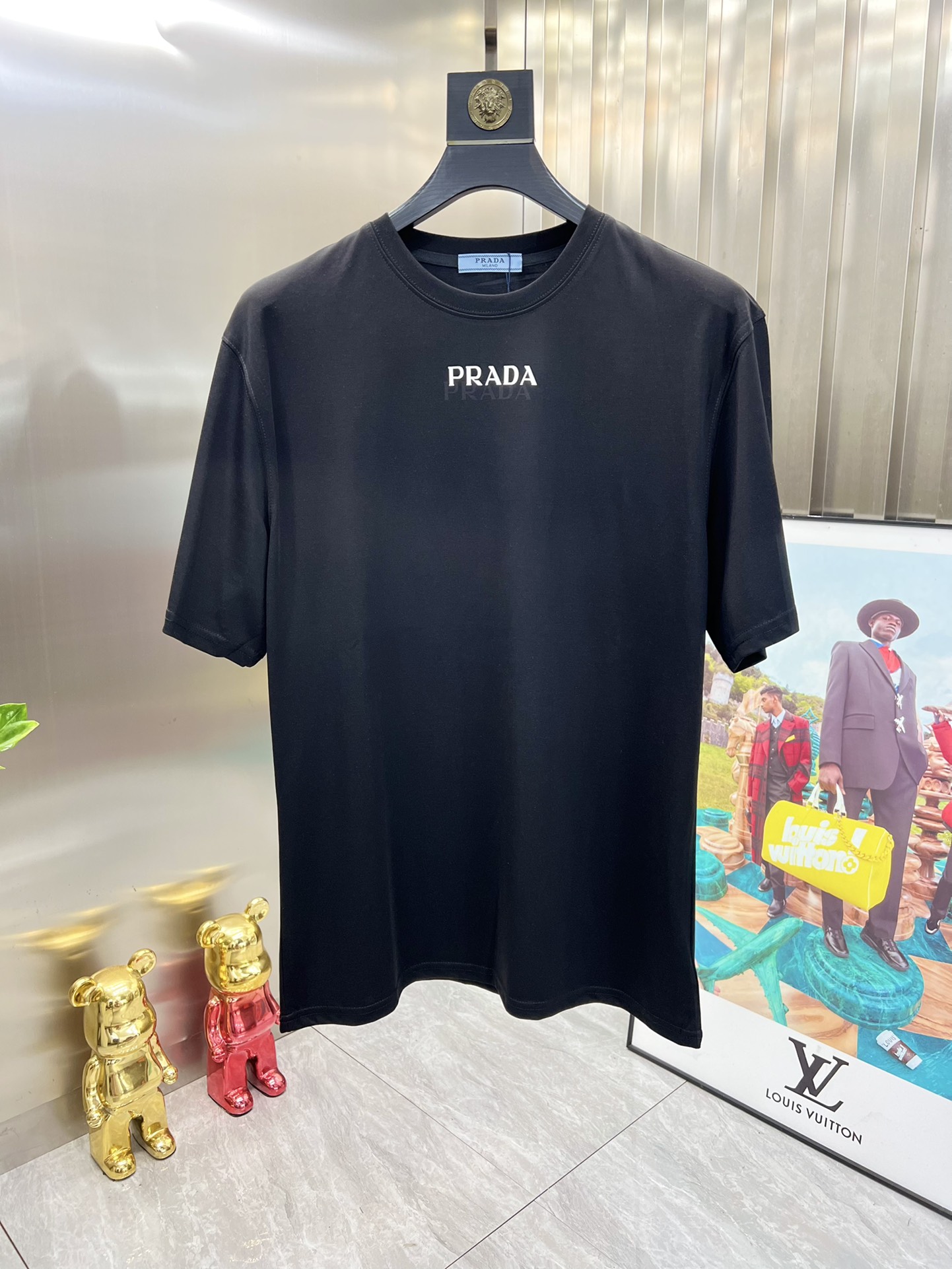 ️Prada/普拉达2024年春夏新品上新三标齐全圆领短袖T恤好货不用过多介绍看细节专柜码数M-XXXL