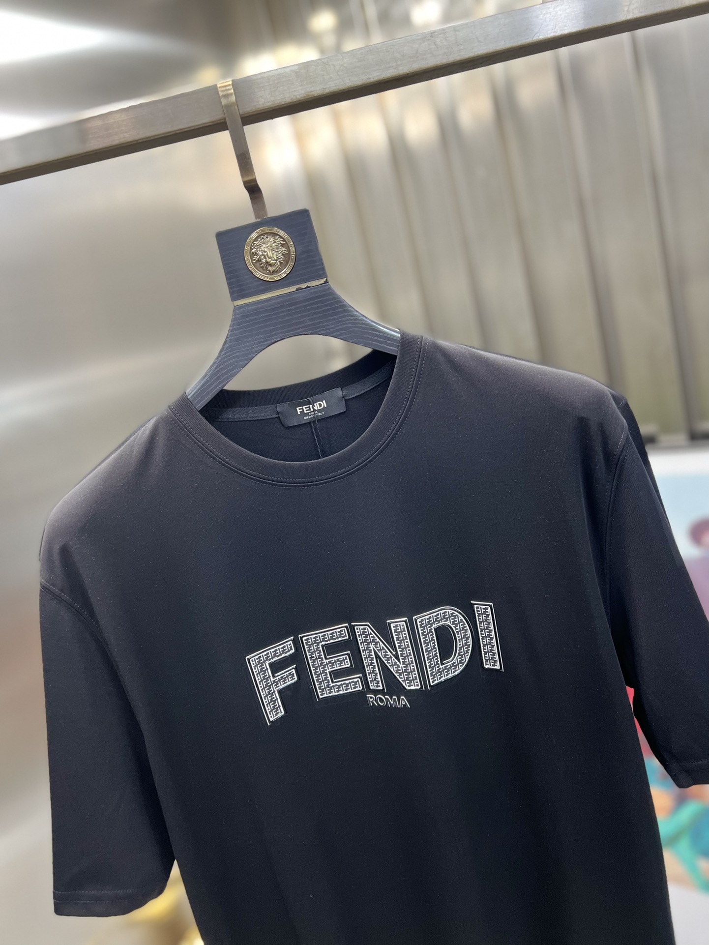 ️Fendi/芬迪2024年春夏新品上新三标齐全圆领短袖T恤好货不用过多介绍看细节专柜码数M-XXXL1