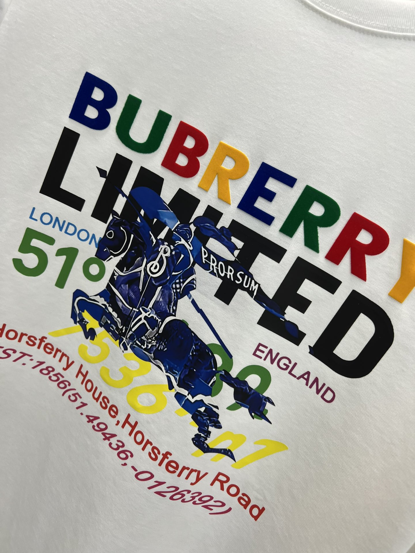 ️Burberry/巴宝莉2024年春夏新品上新三标齐全圆领短袖T恤好货不用过多介绍看细节专柜码数M-X