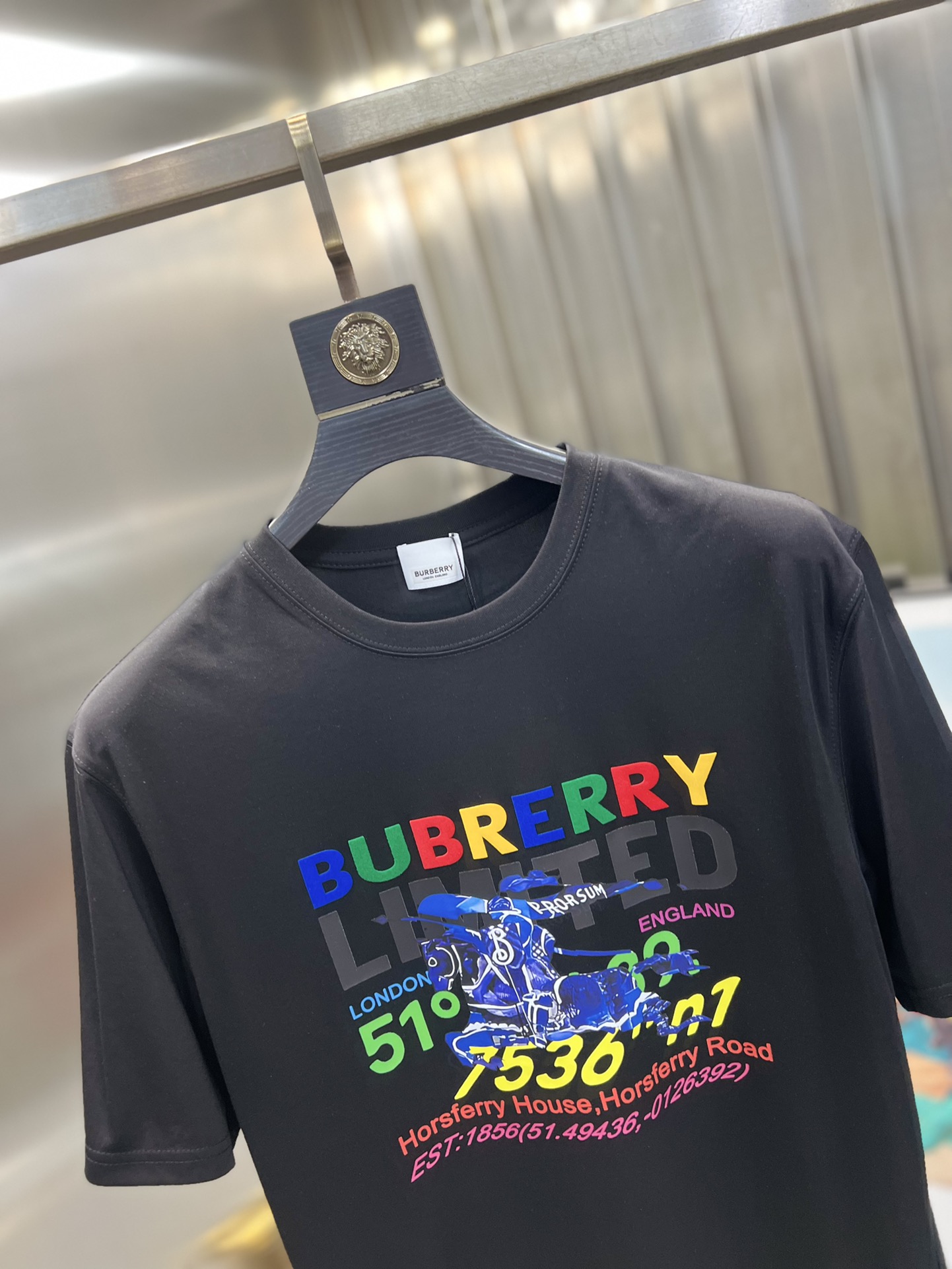 ️Burberry/巴宝莉2024年春夏新品上新三标齐全圆领短袖T恤好货不用过多介绍看细节专柜码数M-X