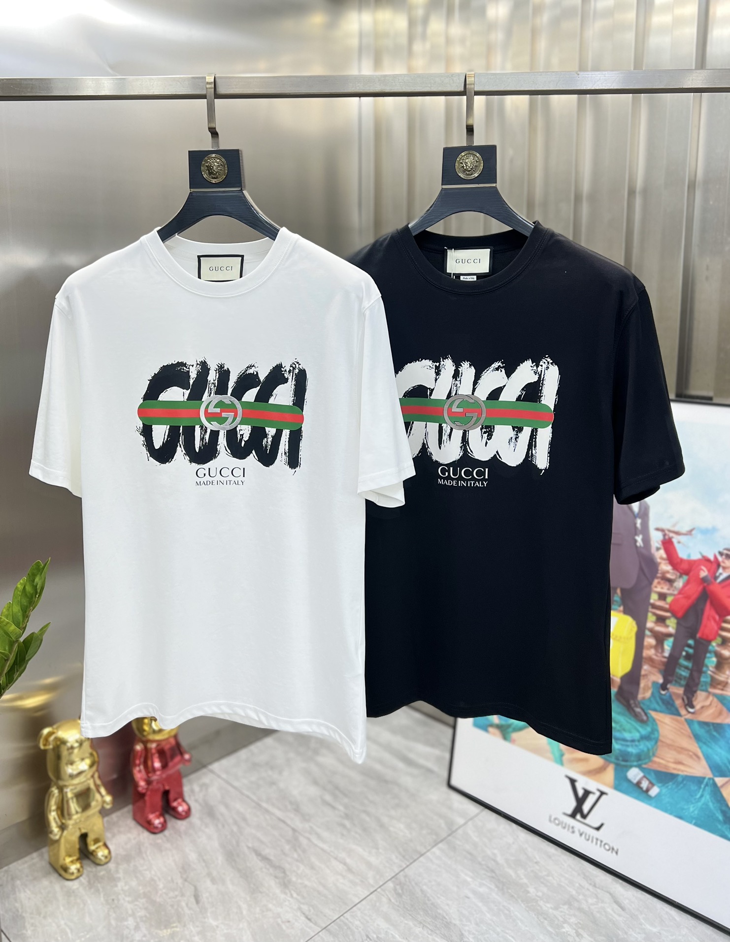 ️Gucci/古奇2024年春夏新品上新三标齐全圆领短袖T恤好货不用过多介绍看细节专柜码数M-XXL17