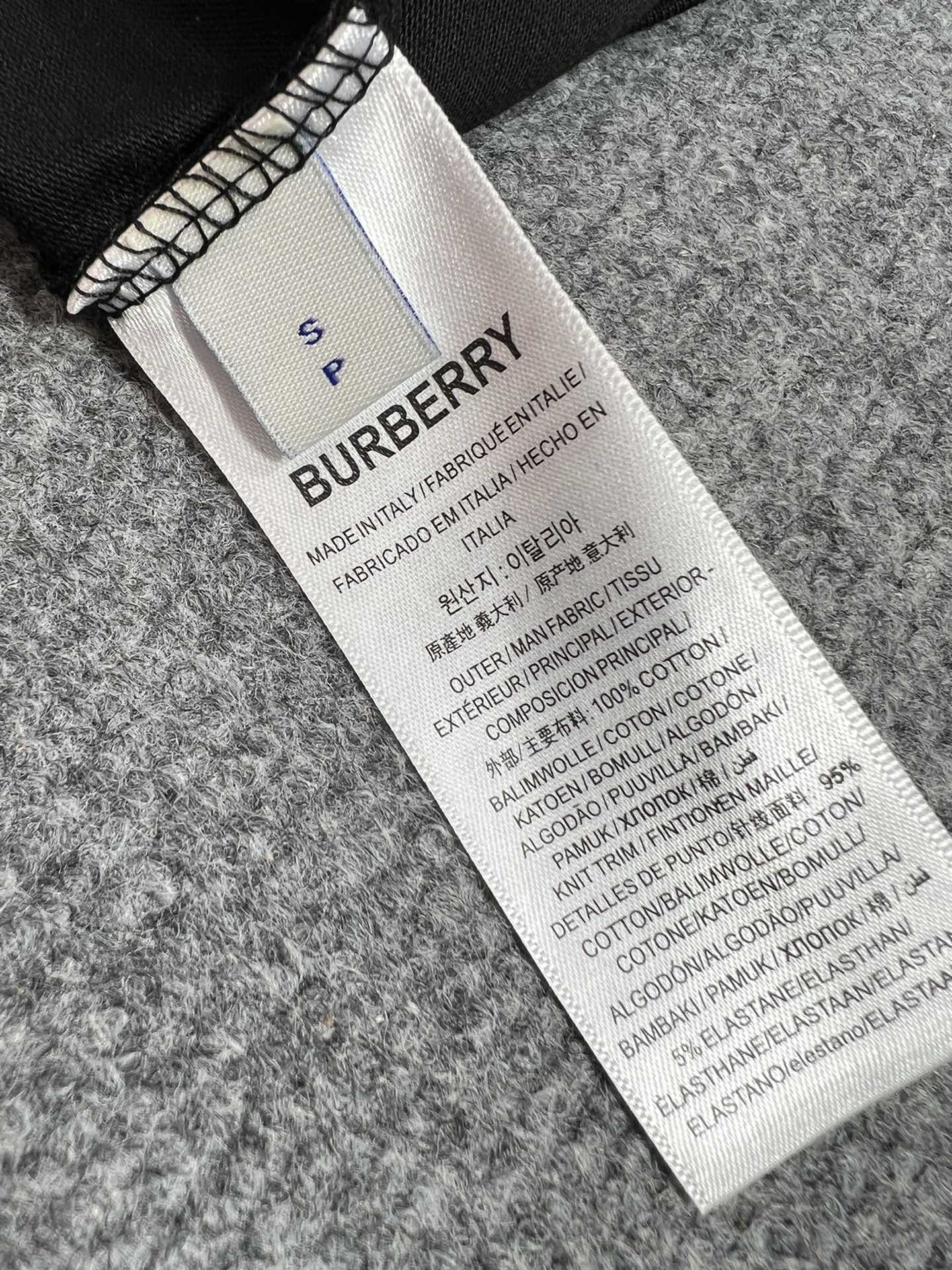 ️Burberry/巴宝莉2024年春夏新品上新三标齐全圆领短袖T恤好货不用过多介绍看细节专柜码数S-X