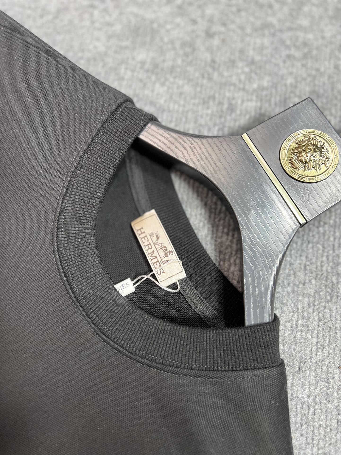 Hermes Black Cotton Sweatshirt with Horse Graphic for Men Casual Daily Wear 3 i1727359455 8381 6