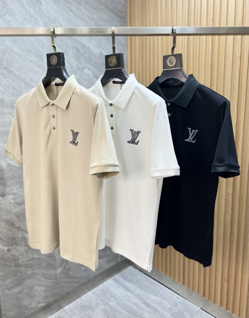 Louis Vuitton 2025 Spring-Summer Polo Shirt, Short Sleeve, Multiple Colors 1 Louis Vuitton 2025 Spring-Summer Polo Shirt, Short Sleeve, Multiple Colors