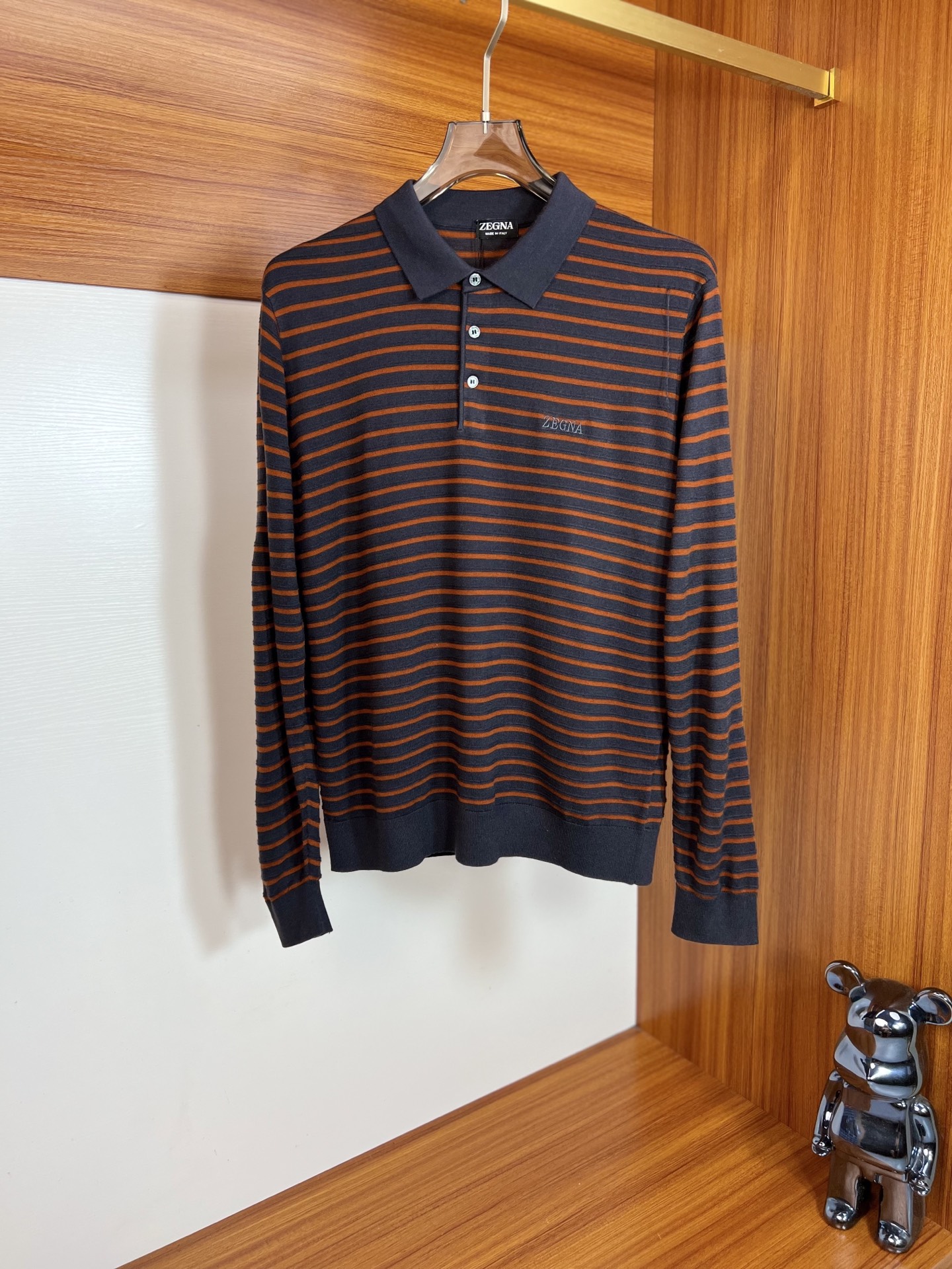 NO:522921,zZEGNA/Jenia 2025 new spring and summer products are available, complete three standards, lapel sweater, no need to introduce too much good products, look at the details, counter number M-XXXL /140 suggestions L, zegna, sweaters, alexander wang19860909zZEGNA/杰尼亚 2025年春夏新品上新 三标齐全 翻领毛衣 好货不用过多介绍 看细节 专柜码数M-XXXL /140建议L,,zegna,sweaters,alexander wang,Men's clothing