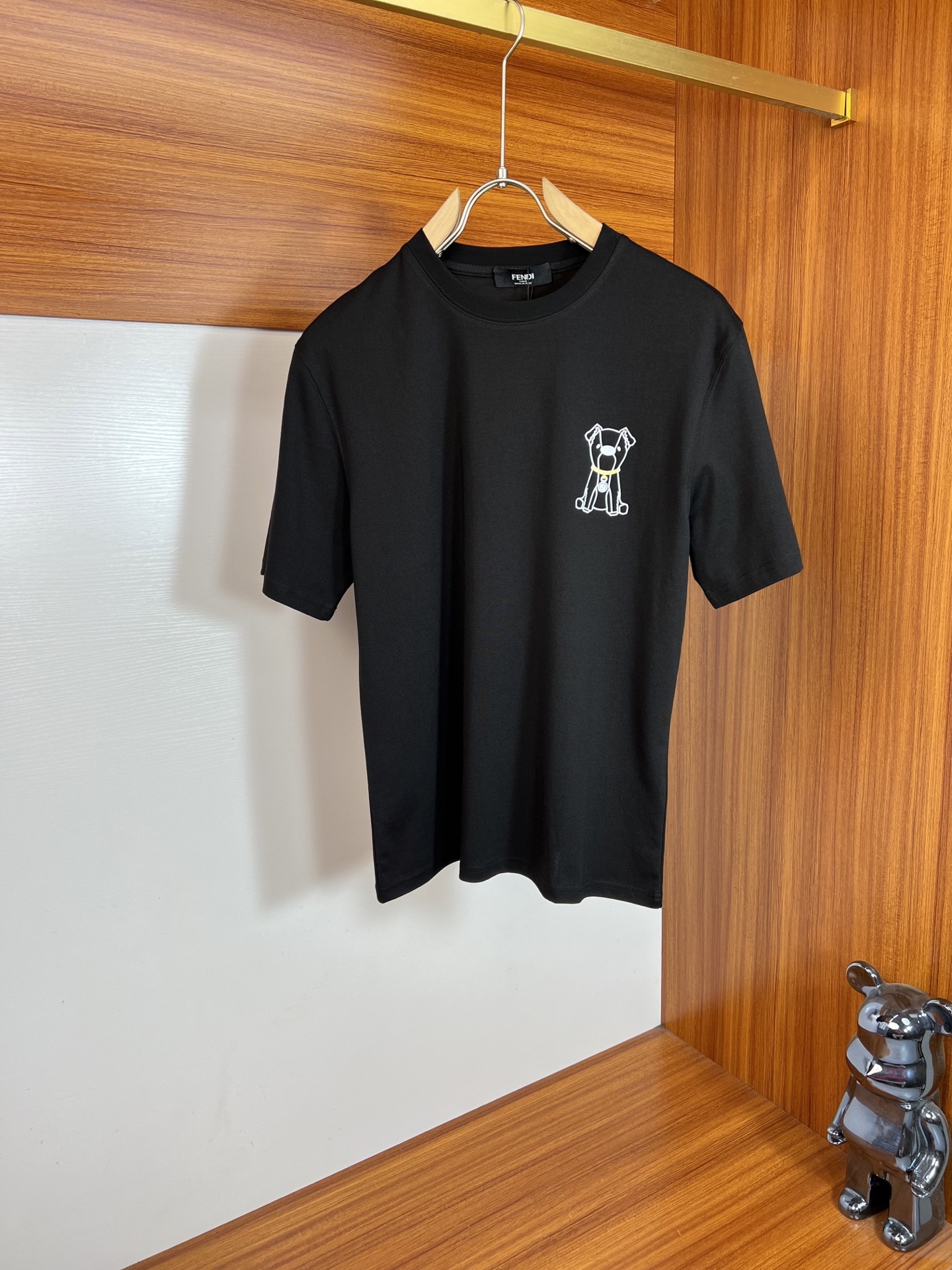 NO:848961,Fendi/Fendi 2026 spring and summer new products, complete with three labels, mercerized cotton round neck short-sleeved T-shirt, counter size M-XXXL / recommended L,, fendi, fendi, T-shirt, tees, t-shirt,19860909Fendi/芬迪 2026年春夏新品上新 三标齐全 丝光棉圆领短袖T恤 专柜码数M-XXXL /建议L,,fendi,fendi,T-shirt,tees，t-shirt,,Men's clothing