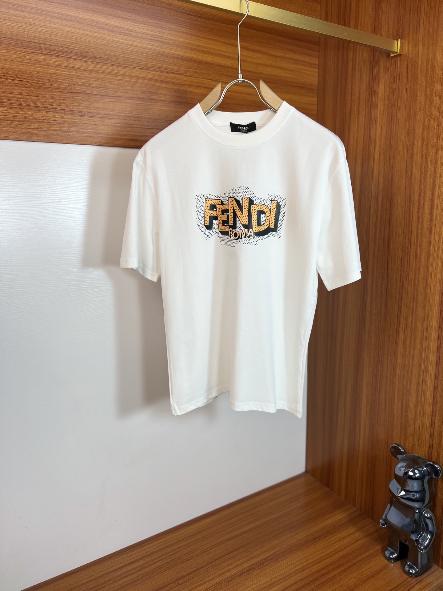 NO:848970,Fendi/Fendi 2026 spring and summer new products, complete with three labels, mercerized cotton round neck short-sleeved T-shirt, counter size M-XXXL / recommended L,, fendi, fendi, T-shirt, tees, t-shirt,19860909Fendi/芬迪 2026年春夏新品上新 三标齐全 丝光棉圆领短袖T恤 专柜码数M-XXXL /建议L,,fendi,fendi,T-shirt,tees，t-shirt,,Men's clothing