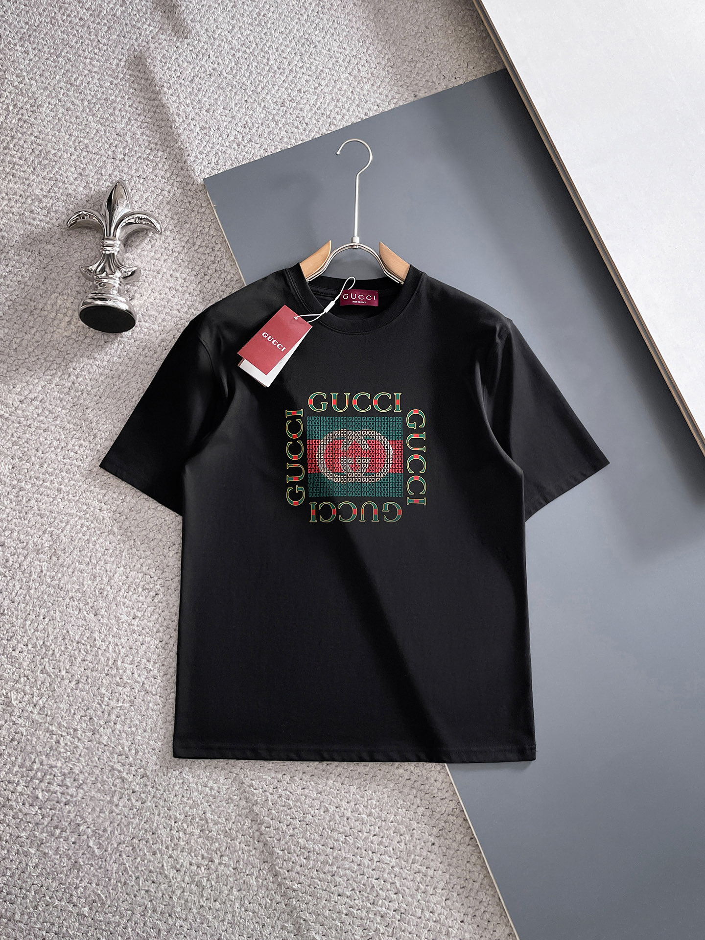 NO:746223,GUCCI/Gucci 2026 spring and summer new products, complete with three labels, mercerized cotton short-sleeved T-shirt, size M-XXXL 175/140, recommended L,, gucci, T-shirt, tees, t-shirt,19860909GUCCI/古奇 2026春夏新品 三标齐全 丝光棉短袖T恤 码数M-XXXL 175/140建议L,,gucci,T-shirt,tees，t-shirt,,Men's clothing