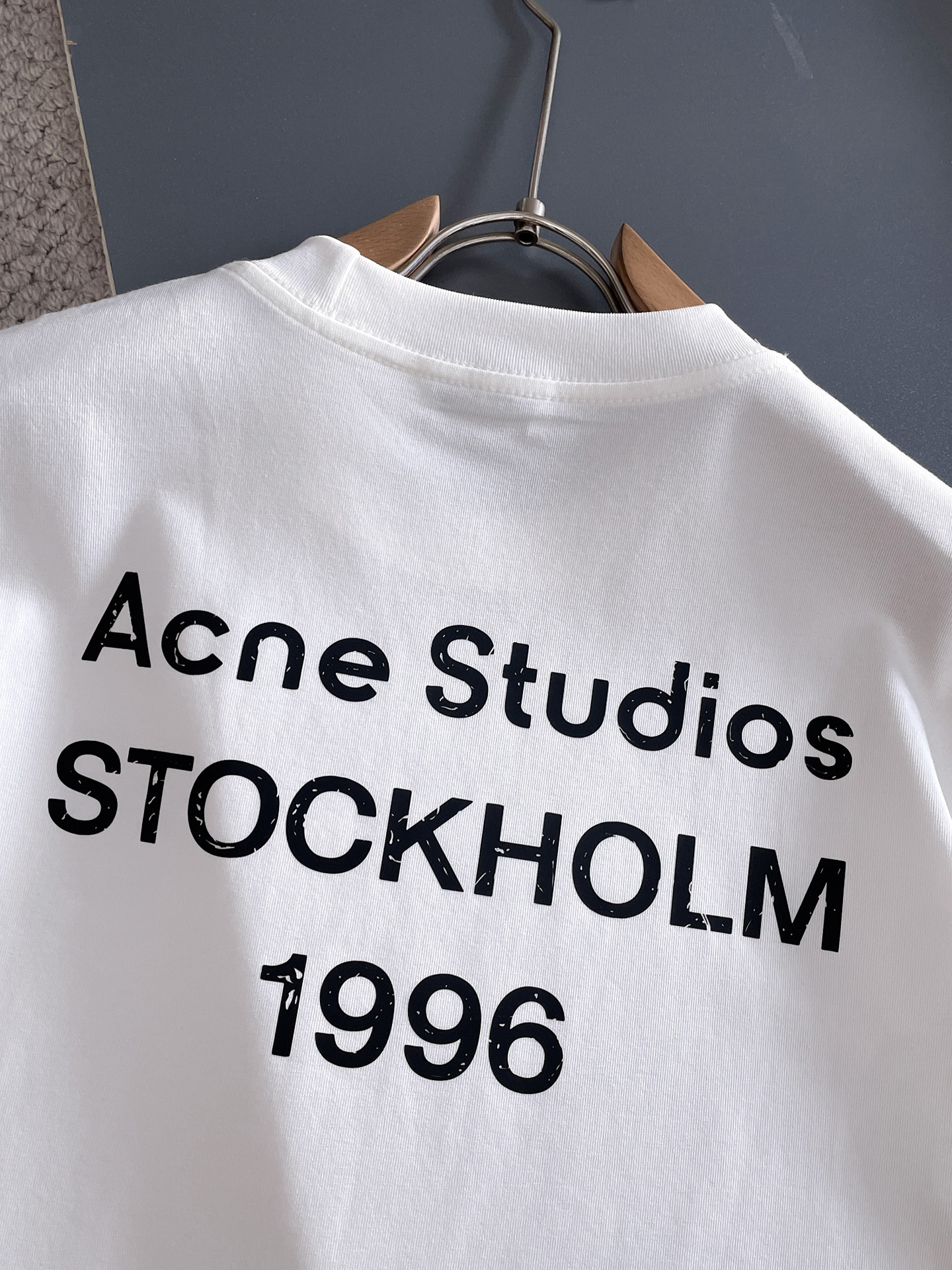 🖤Acne 2026年春夏新品上新 三标齐全 纯棉圆领短袖T恤 专柜码数：M-XXXL 175/140建