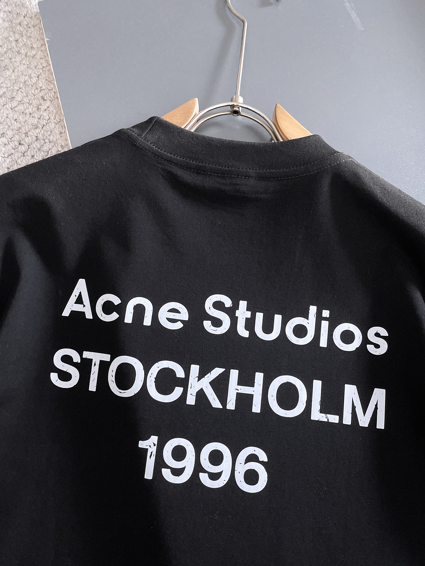 🖤Acne 2026年春夏新品上新 三标齐全 纯棉圆领短袖T恤 专柜码数：M-XXXL 175/140建