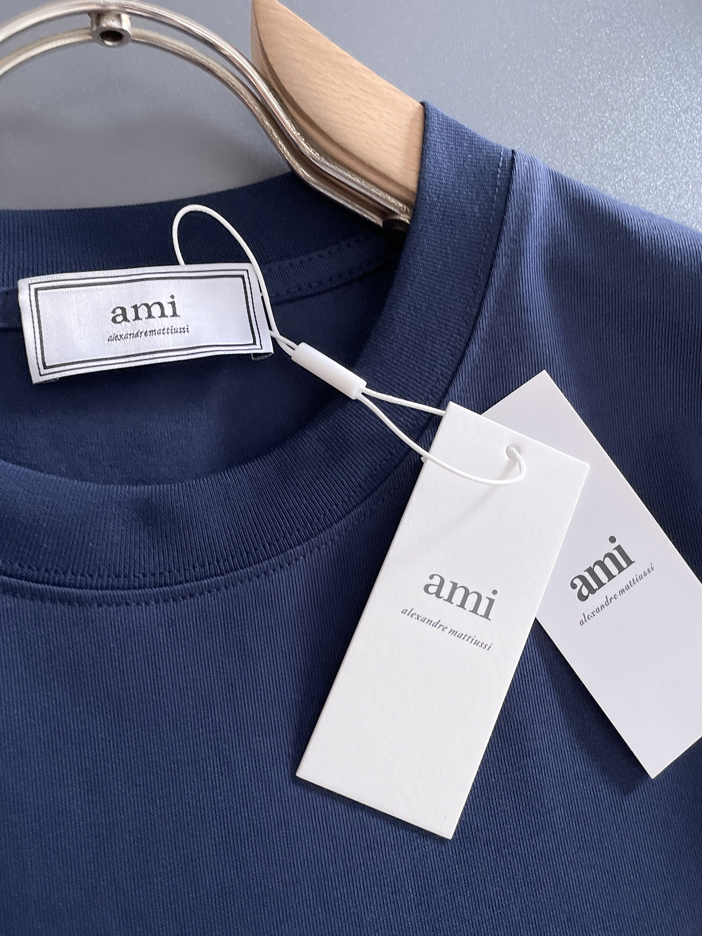 🖤Ami 2026年春夏新品上新 三标齐全 纯棉圆领短袖T恤 专柜码数：M-XXXL 175/140建议