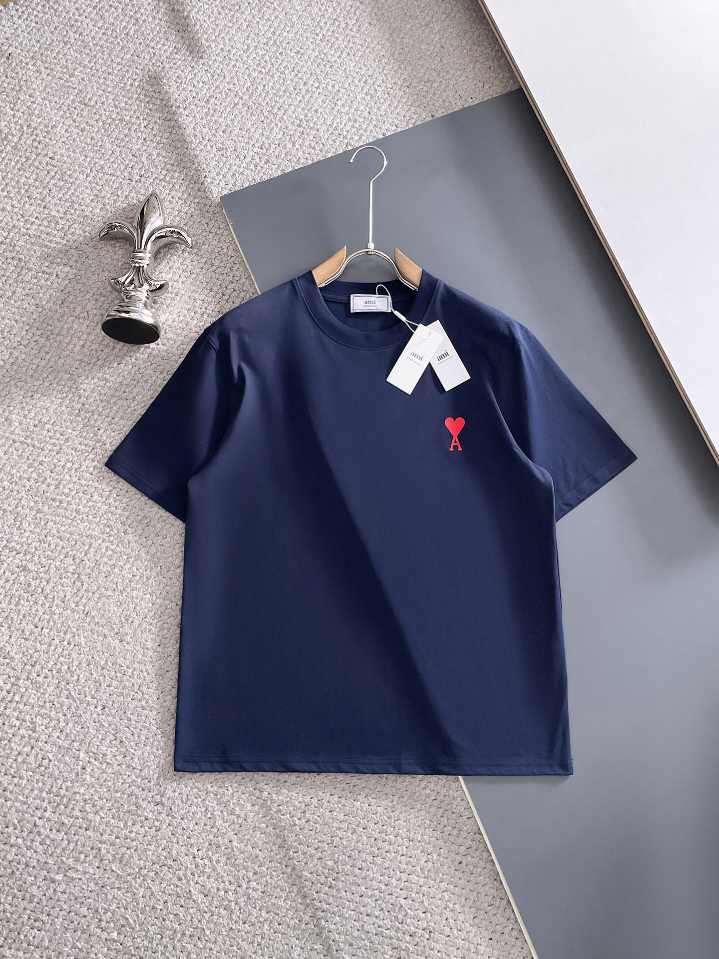 🖤Ami 2026年春夏新品上新 三标齐全 纯棉圆领短袖T恤 专柜码数：M-XXXL 175/140建议