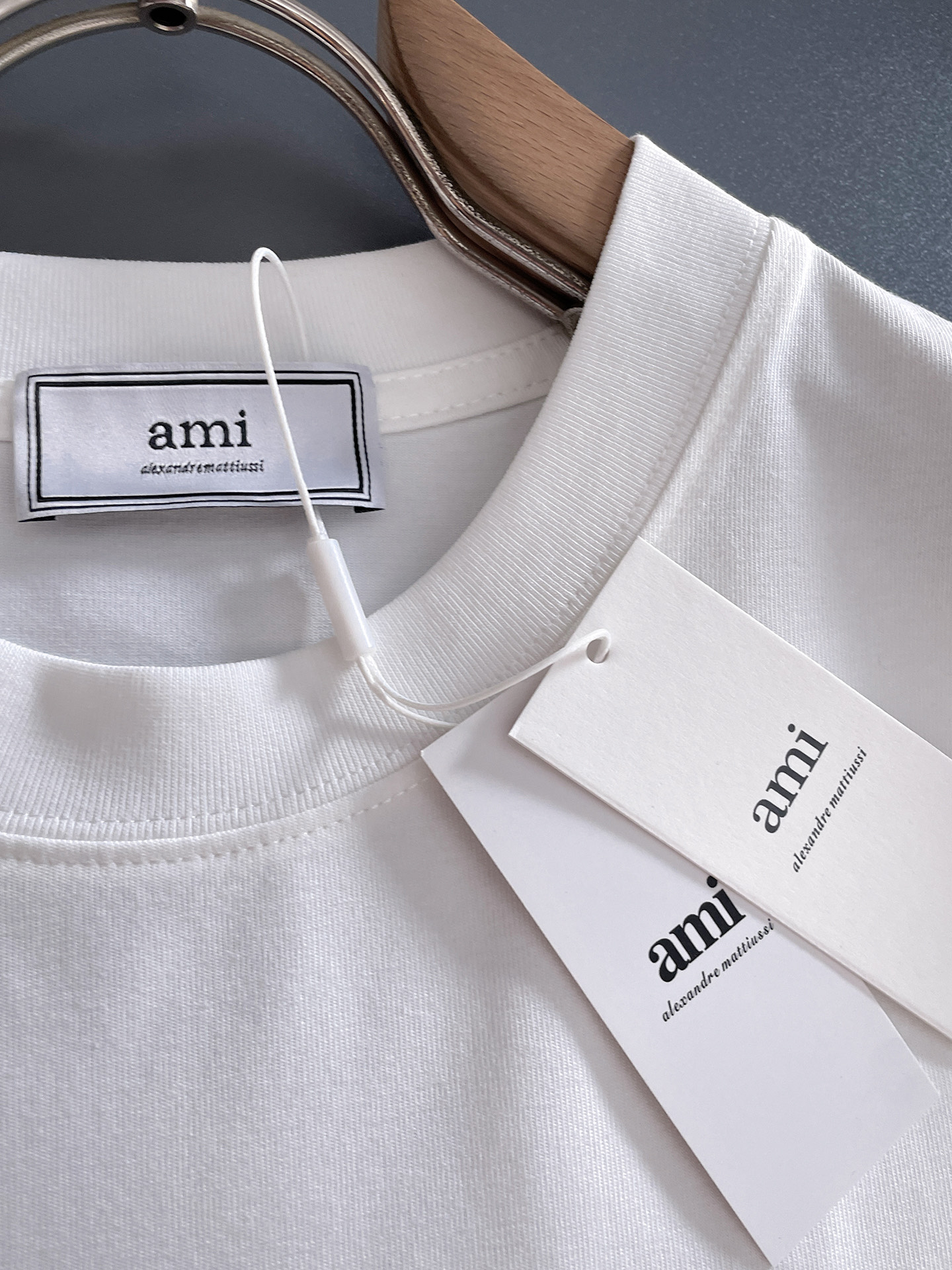 🖤Ami 2026年春夏新品上新 三标齐全 纯棉圆领短袖T恤 专柜码数：M-XXXL 175/140建议