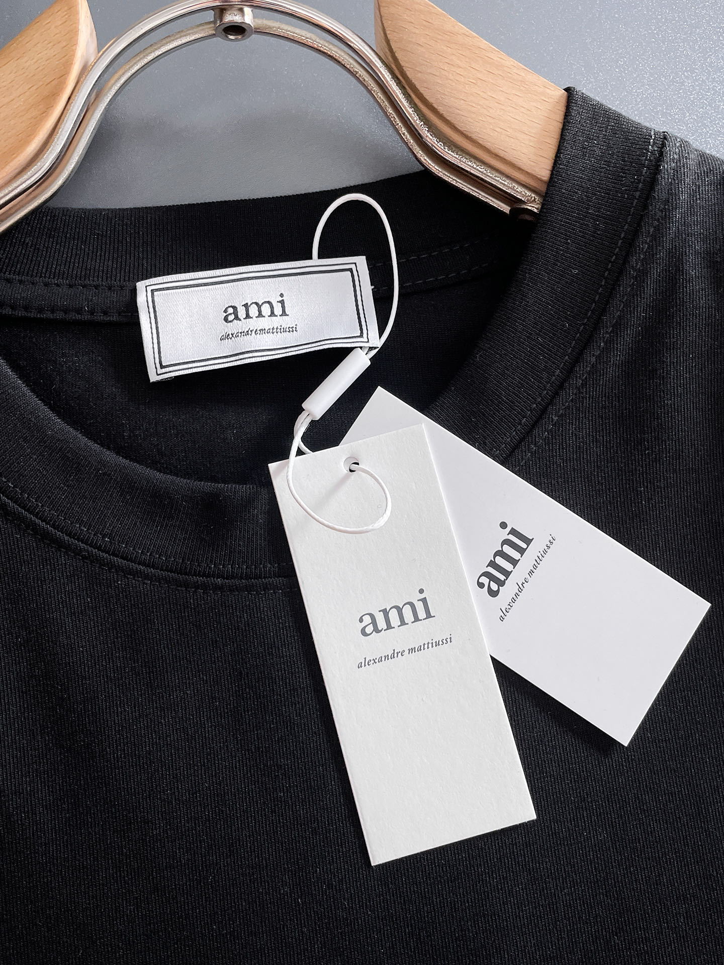 🖤Ami 2026年春夏新品上新 三标齐全 纯棉圆领短袖T恤 专柜码数：M-XXXL 175/140建议