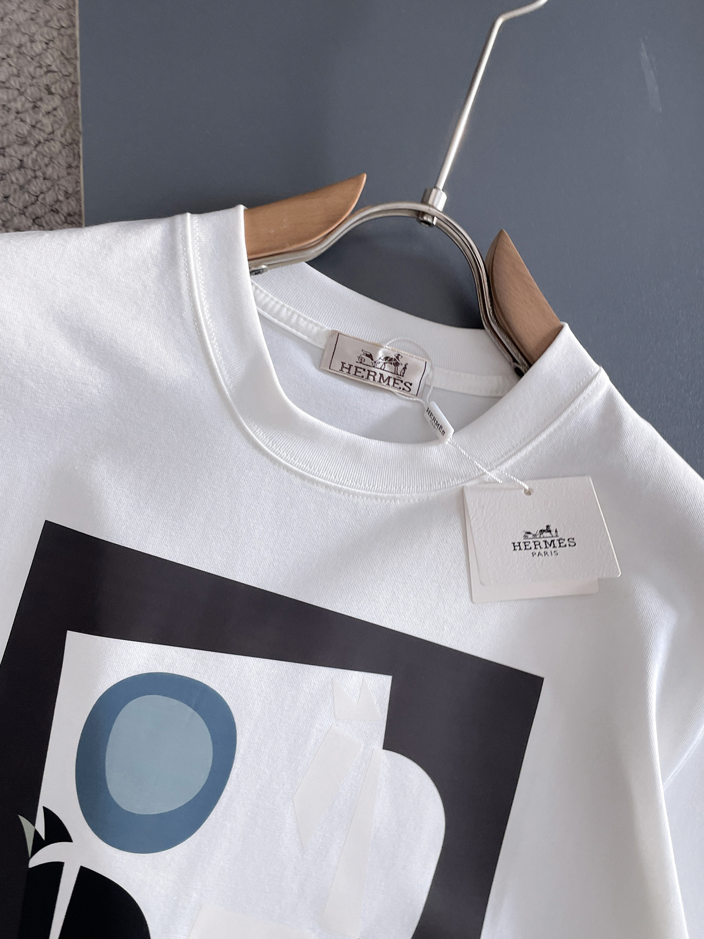 🖤hermes/爱马仕 2026年春夏新品上新 三标齐全 纯棉圆领短袖T恤 专柜码数：M-XXXL 17