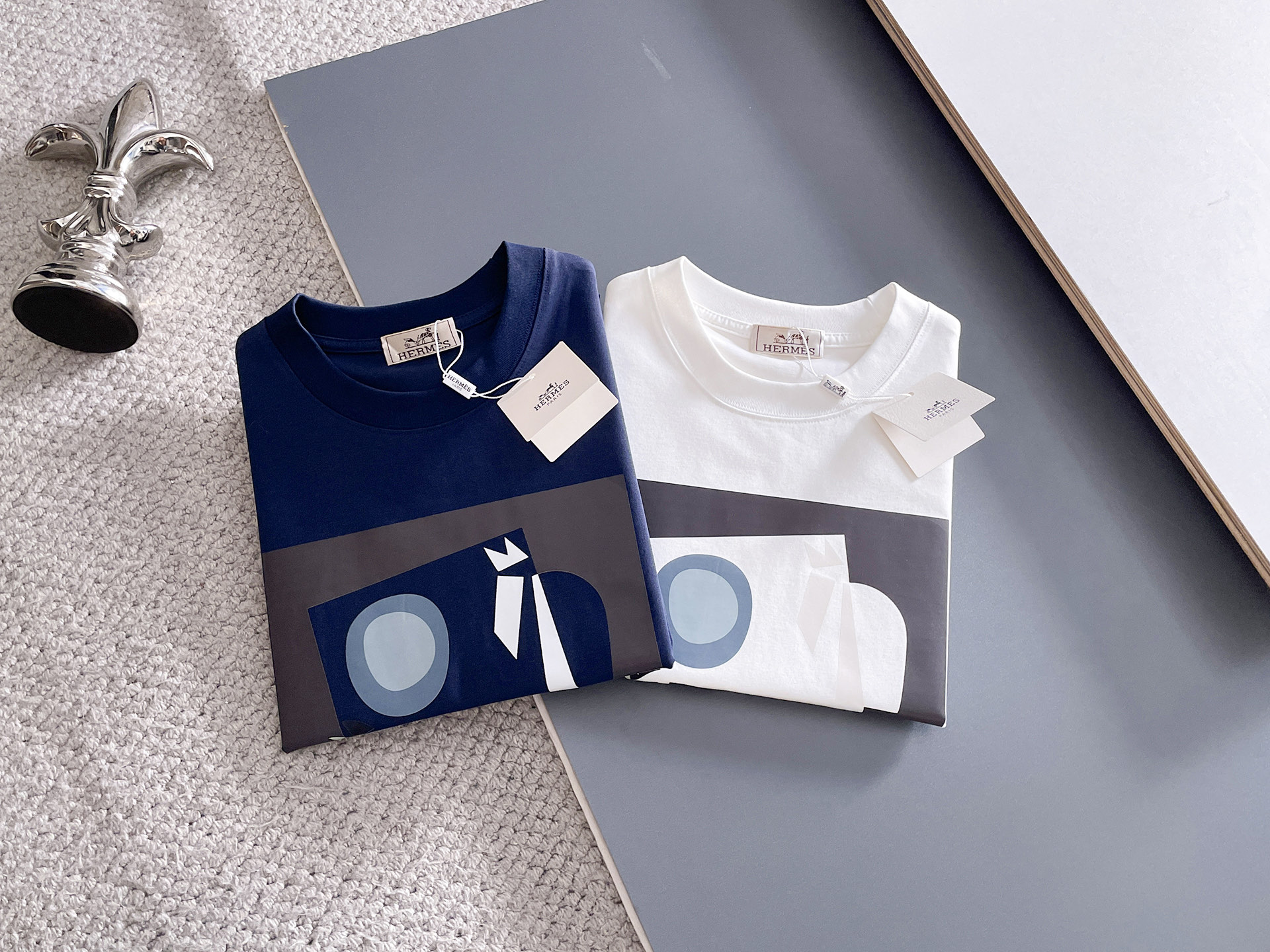 🖤hermes/爱马仕 2026年春夏新品上新 三标齐全 纯棉圆领短袖T恤 专柜码数：M-XXXL 17