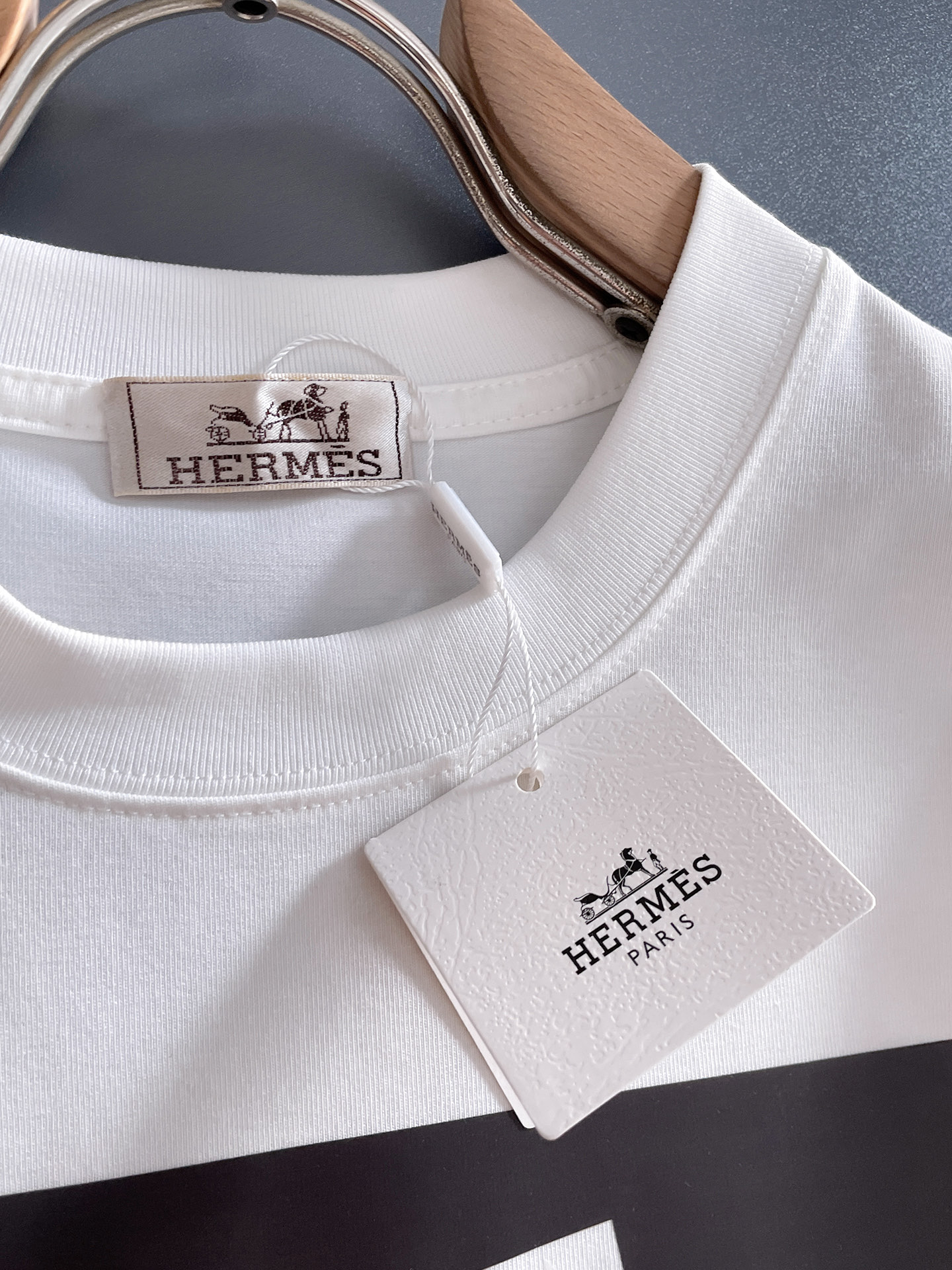 🖤hermes/爱马仕 2026年春夏新品上新 三标齐全 纯棉圆领短袖T恤 专柜码数：M-XXXL 17