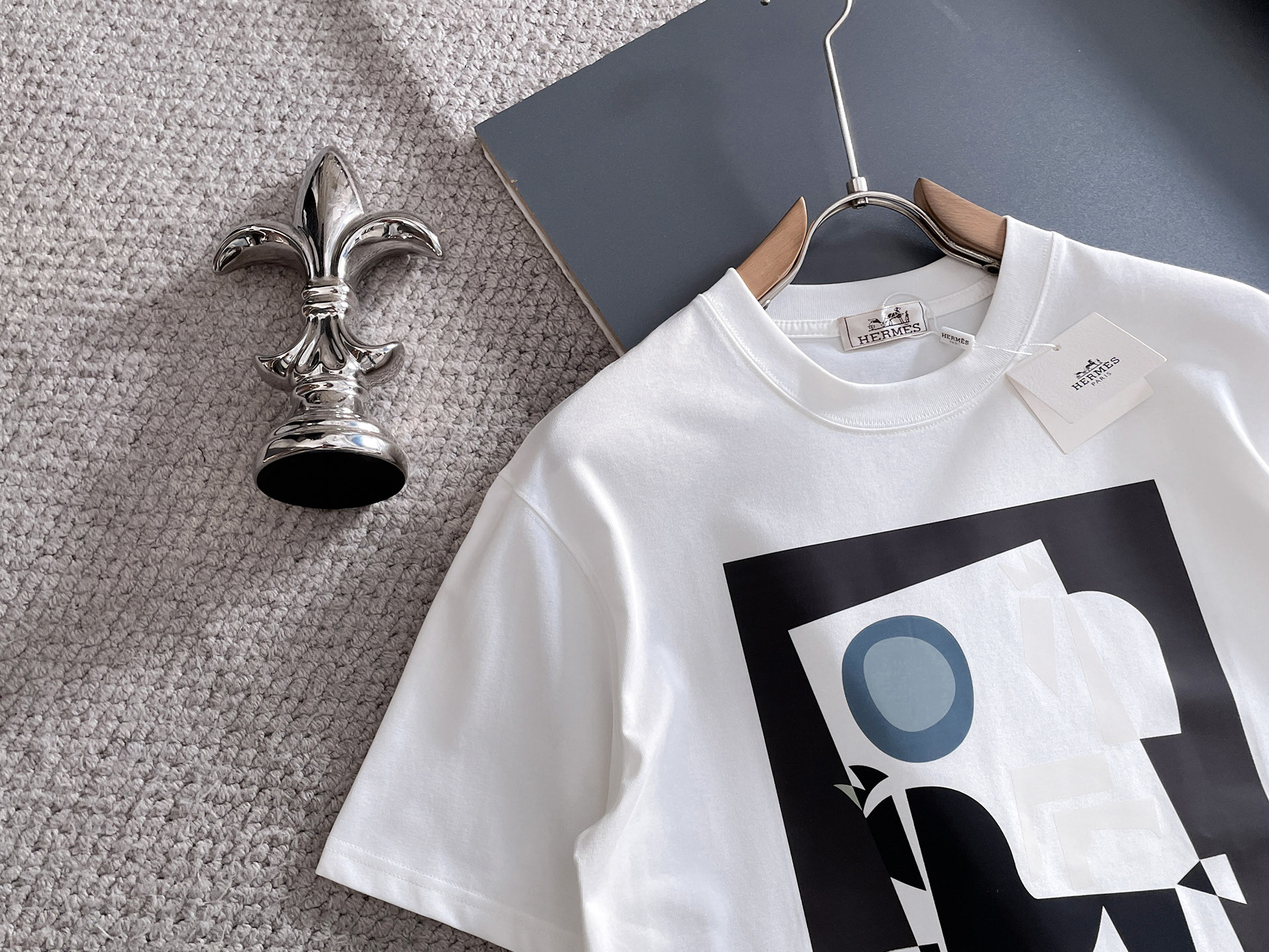 🖤hermes/爱马仕 2026年春夏新品上新 三标齐全 纯棉圆领短袖T恤 专柜码数：M-XXXL 17