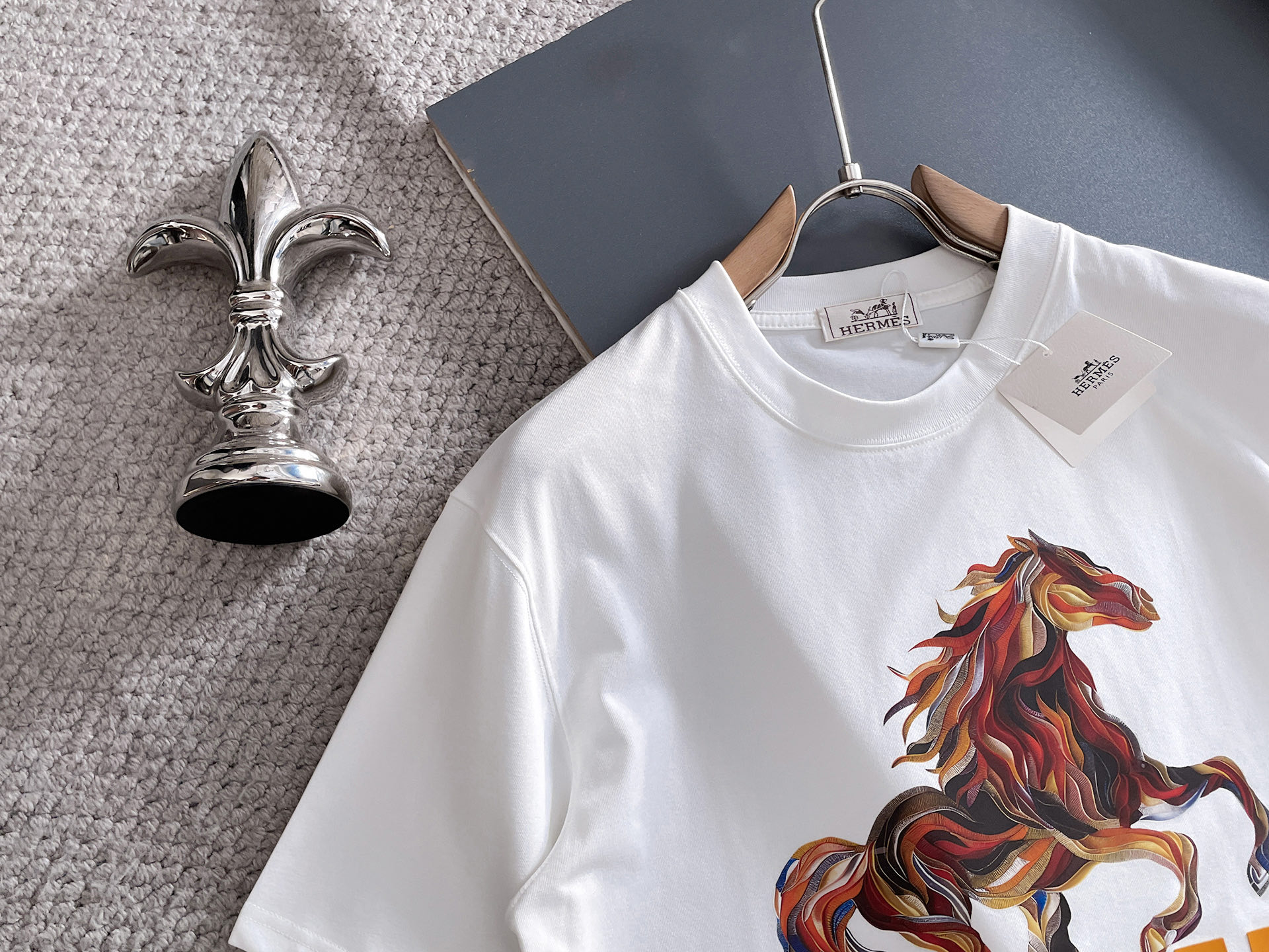 🖤hermes/爱马仕 2026年春夏新品上新 三标齐全 纯棉圆领短袖T恤 专柜码数：M-XXXL 17