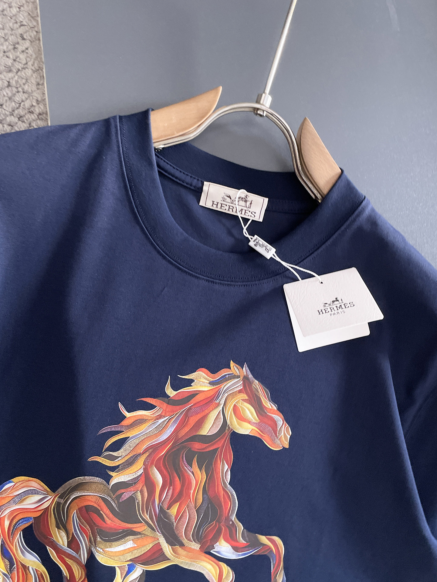 🖤hermes/爱马仕 2026年春夏新品上新 三标齐全 纯棉圆领短袖T恤 专柜码数：M-XXXL 17