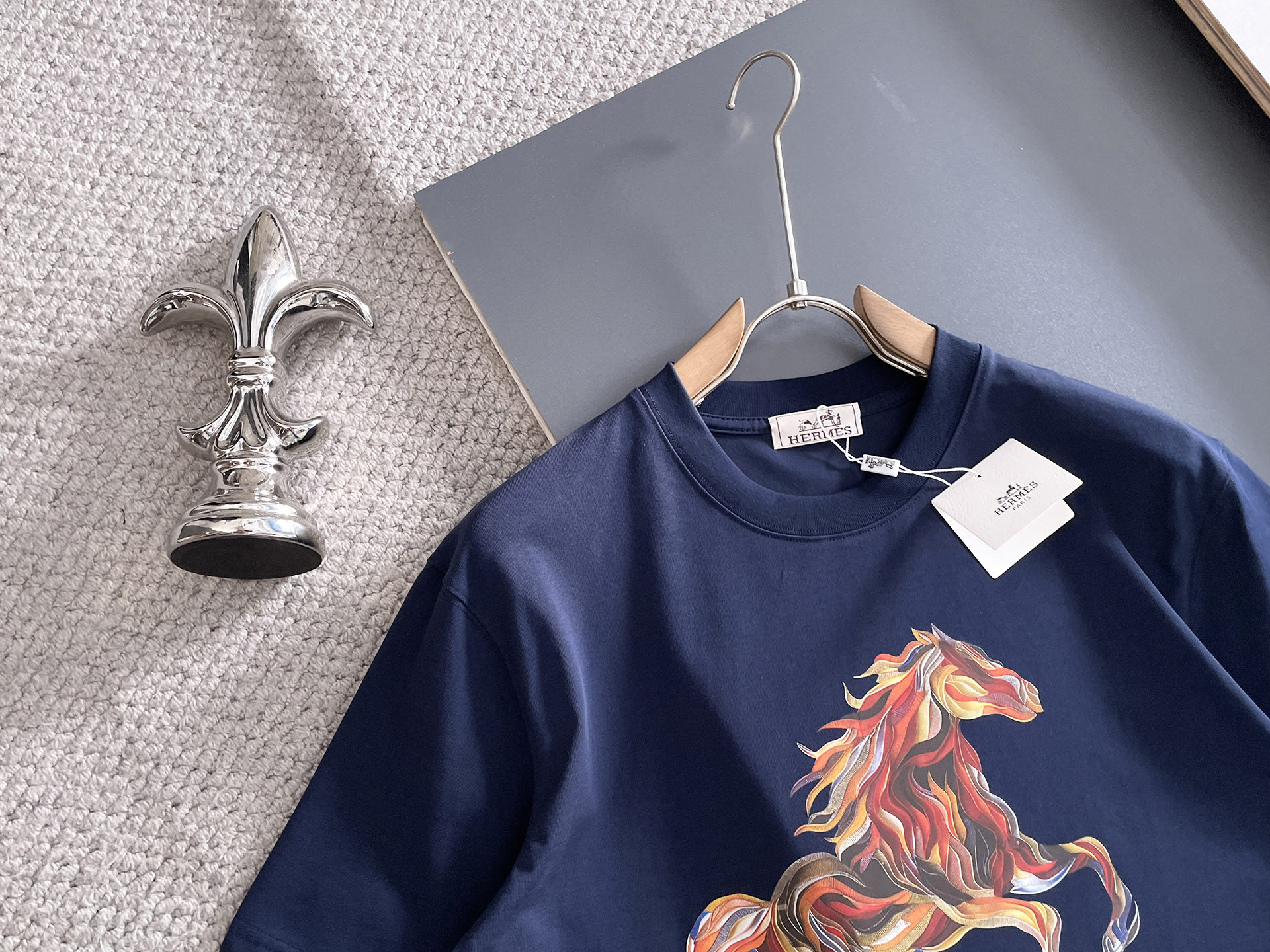 🖤hermes/爱马仕 2026年春夏新品上新 三标齐全 纯棉圆领短袖T恤 专柜码数：M-XXXL 17