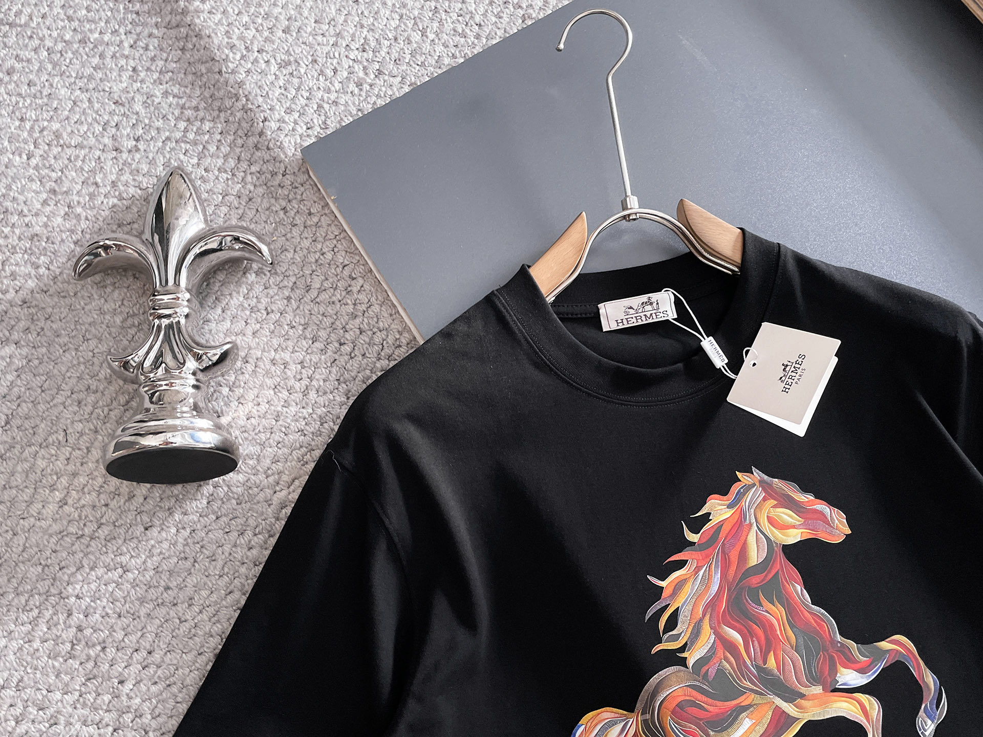 🖤hermes/爱马仕 2026年春夏新品上新 三标齐全 纯棉圆领短袖T恤 专柜码数：M-XXXL 17