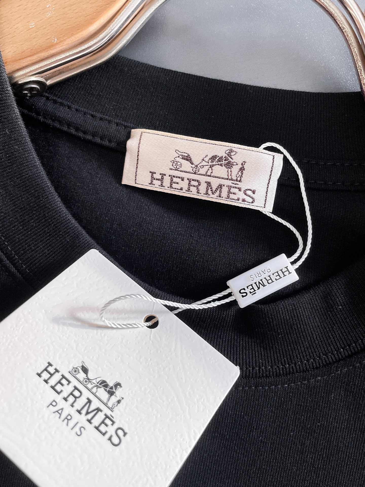 🖤hermes/爱马仕 2026年春夏新品上新 三标齐全 纯棉圆领短袖T恤 专柜码数：M-XXXL 17