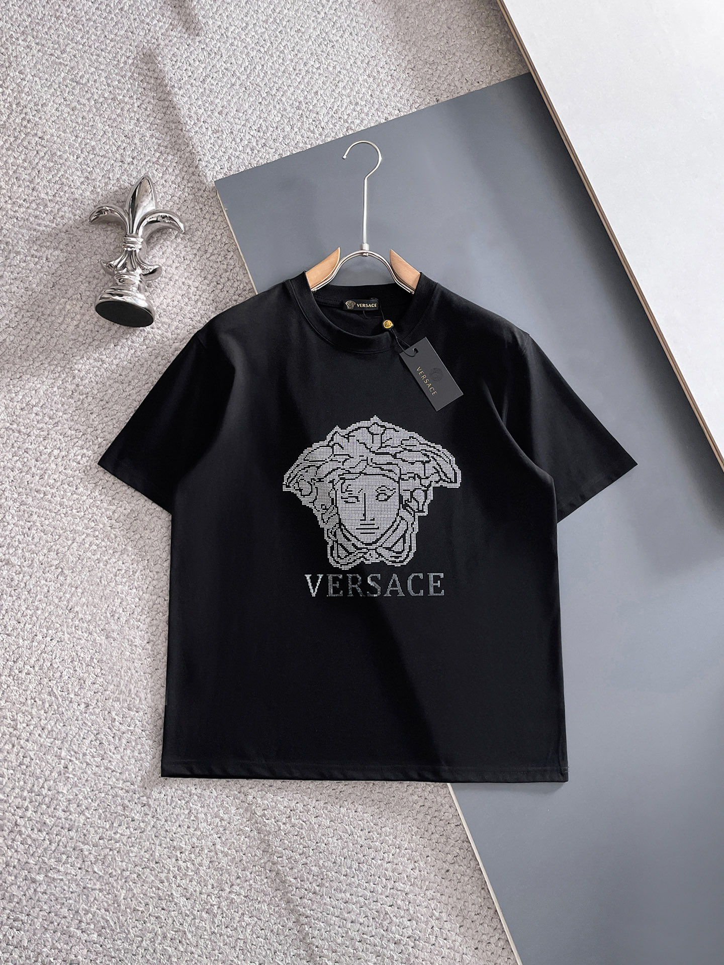 🖤versace/范思哲 2026年春夏新品上新 三标齐全 纯棉圆领短袖T恤 专柜码数：M-XXXL 1