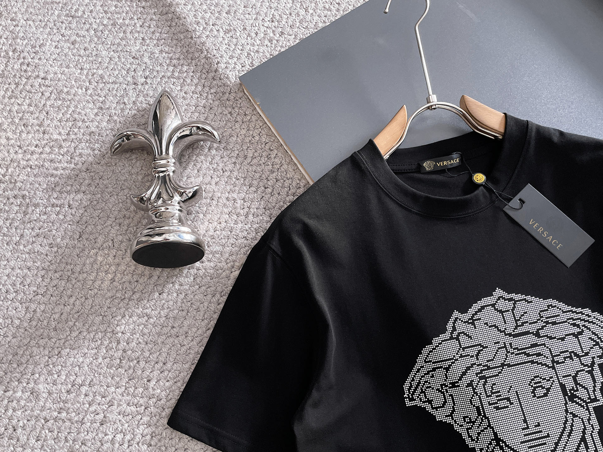 🖤versace/范思哲 2026年春夏新品上新 三标齐全 纯棉圆领短袖T恤 专柜码数：M-XXXL 1