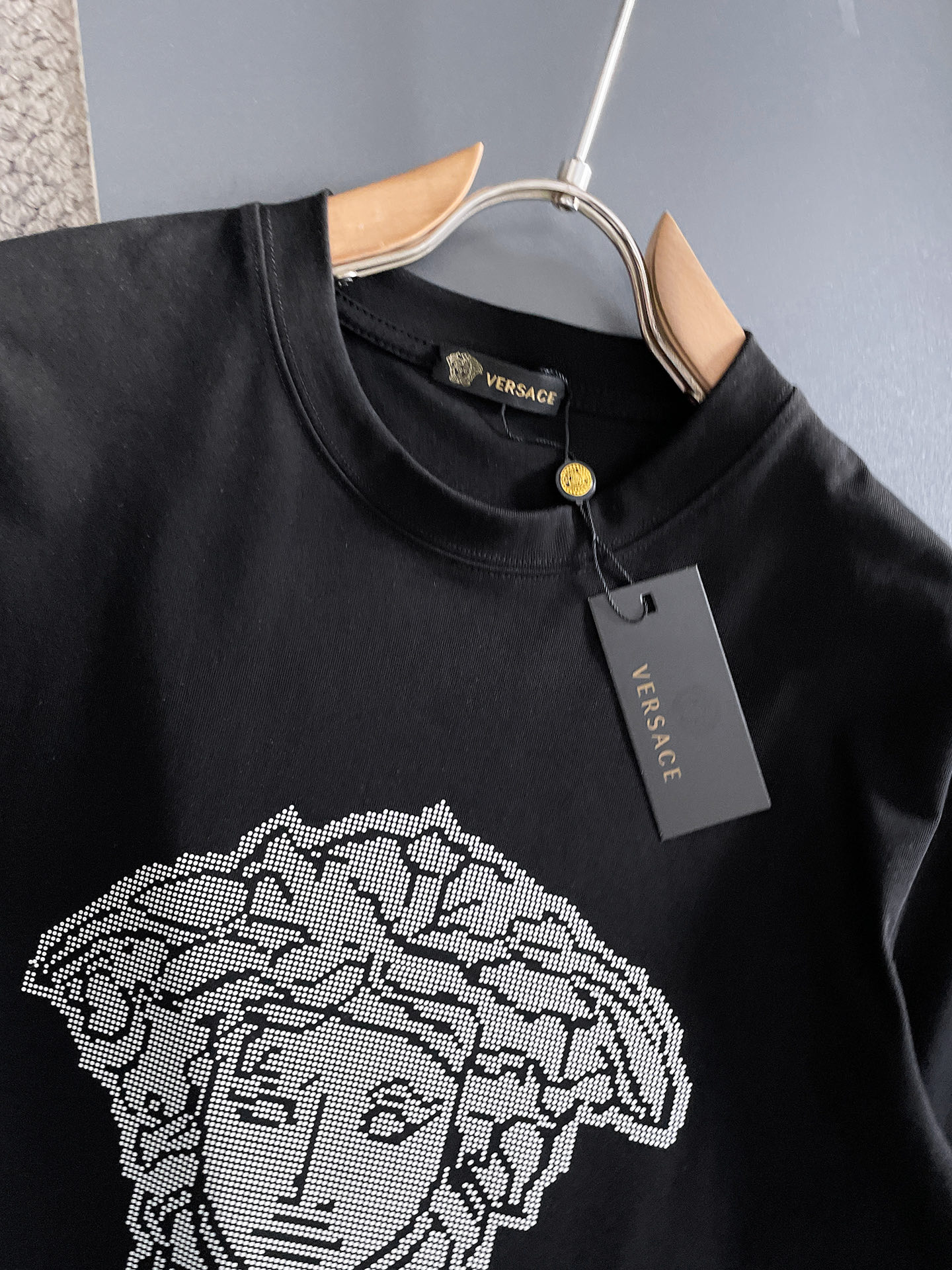 🖤versace/范思哲 2026年春夏新品上新 三标齐全 纯棉圆领短袖T恤 专柜码数：M-XXXL 1