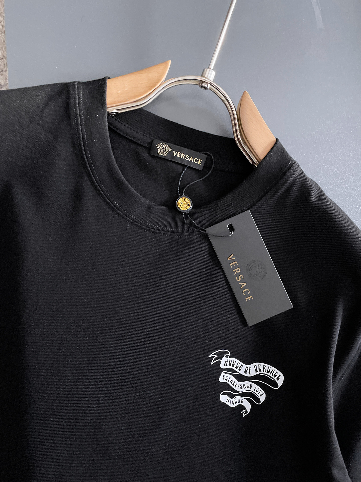 🖤versace/范思哲 2026年春夏新品上新 三标齐全 纯棉圆领短袖T恤 专柜码数：M-XXXL 1