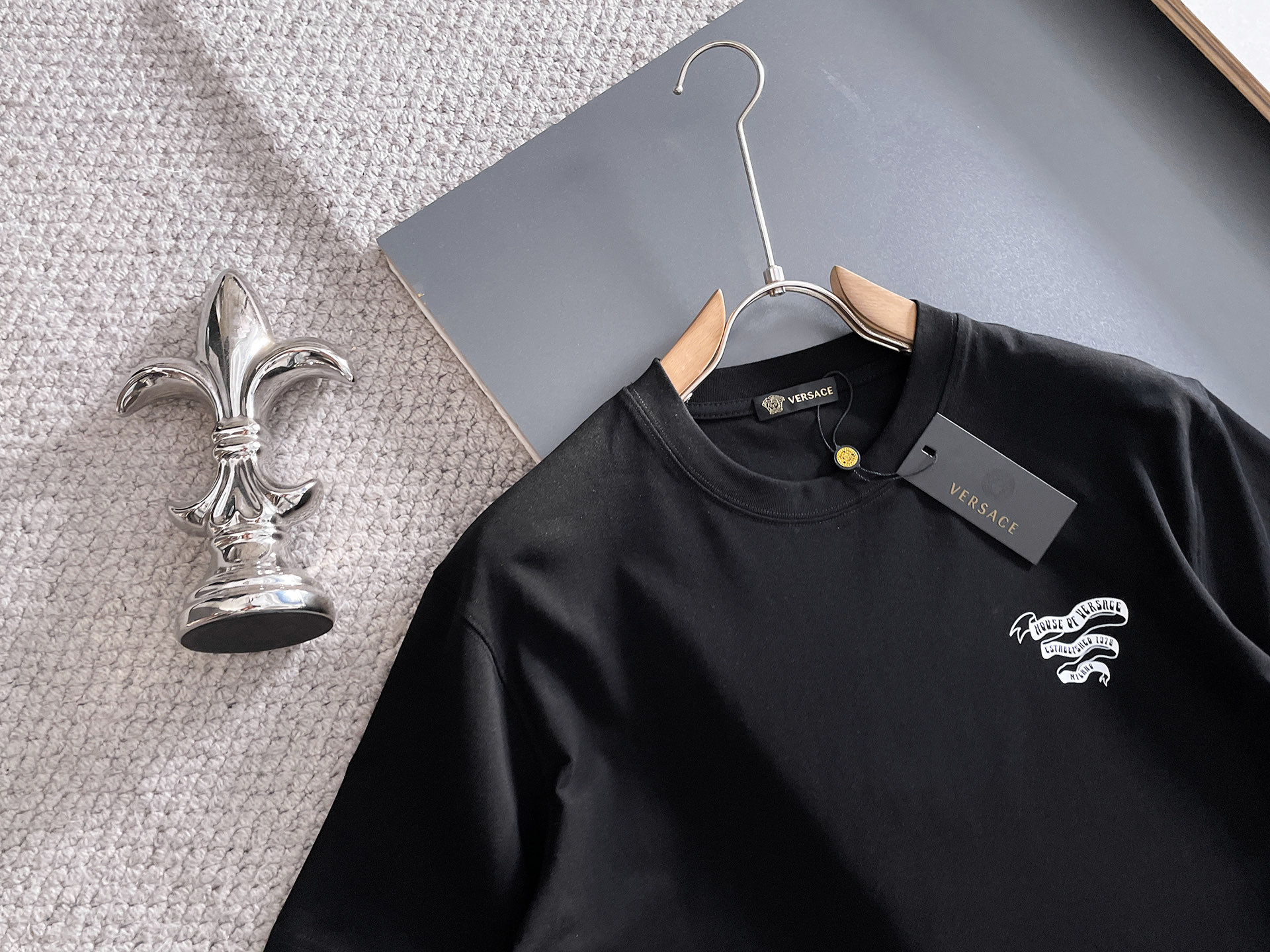 🖤versace/范思哲 2026年春夏新品上新 三标齐全 纯棉圆领短袖T恤 专柜码数：M-XXXL 1