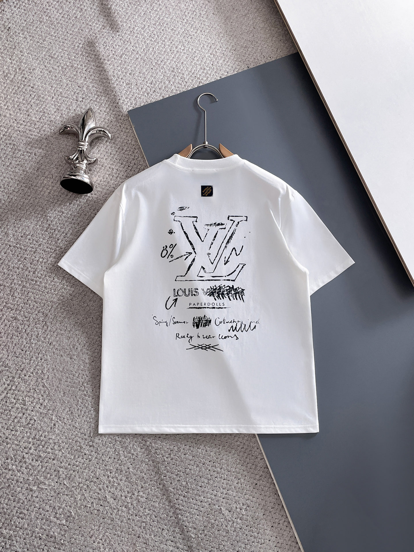 🖤LV/路易威登 2026年春夏新品上新 三标齐全 纯棉圆领短袖T恤 专柜码数：M-XXXL 175/1
