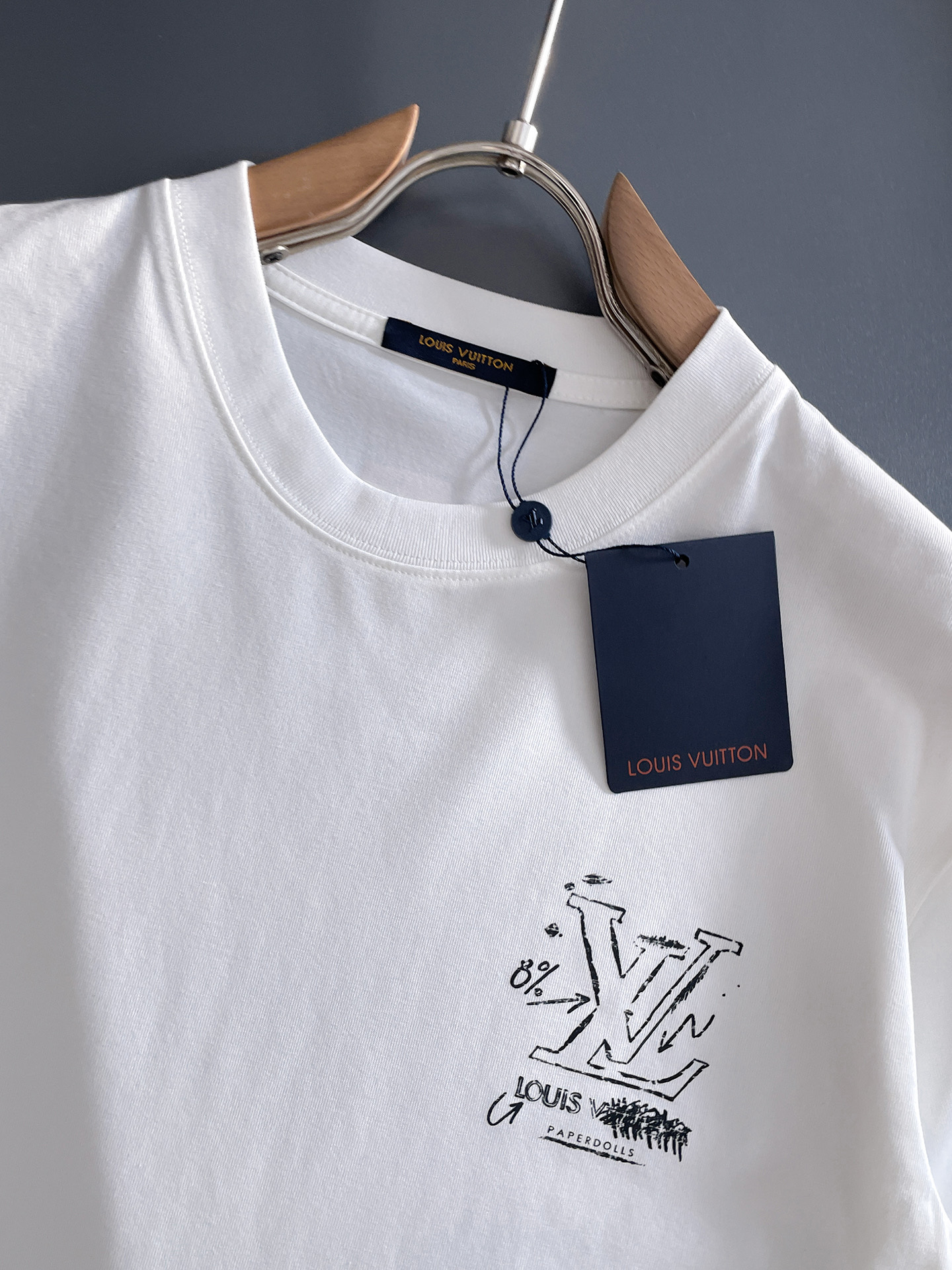 🖤LV/路易威登 2026年春夏新品上新 三标齐全 纯棉圆领短袖T恤 专柜码数：M-XXXL 175/1