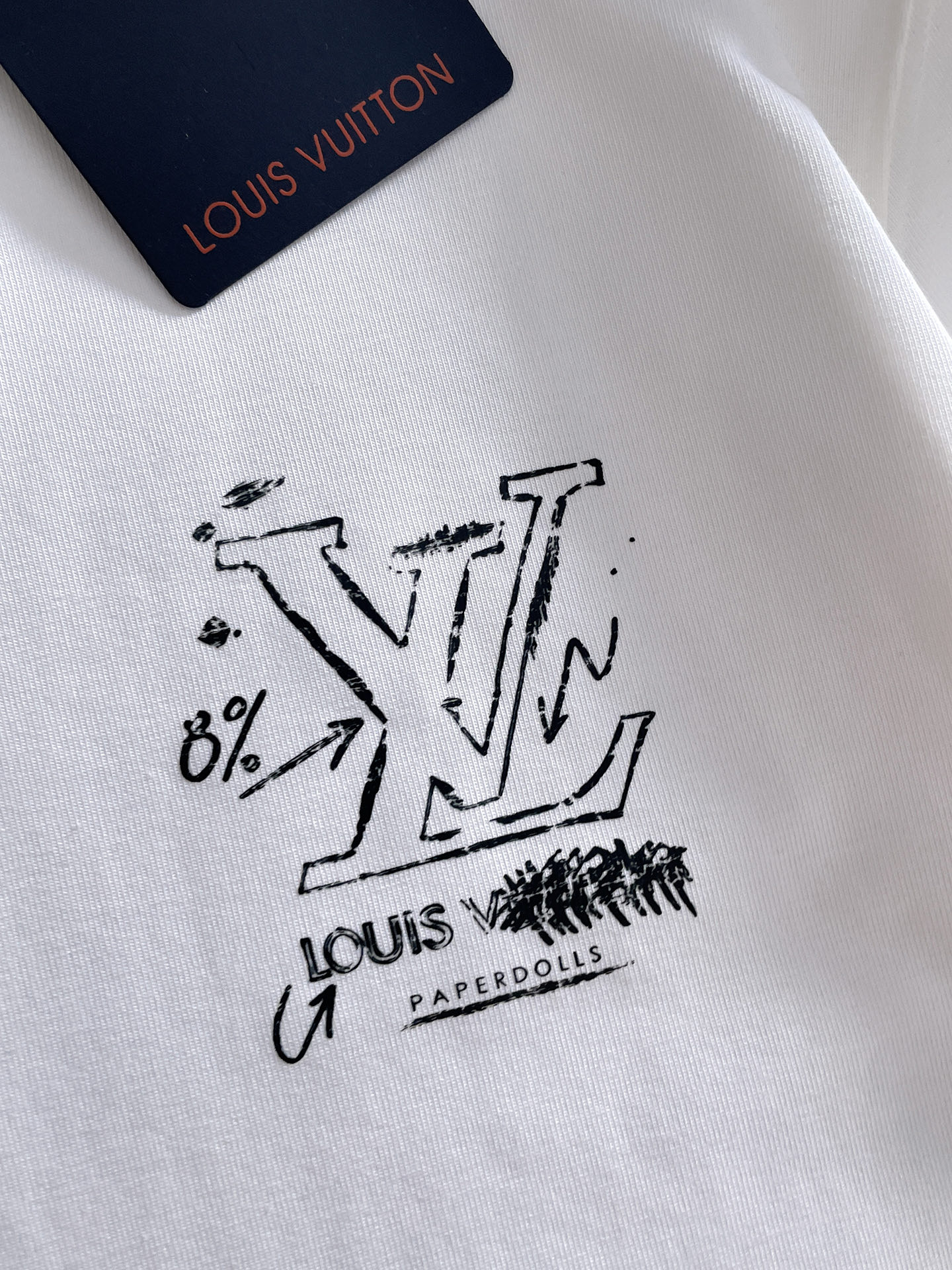 🖤LV/路易威登 2026年春夏新品上新 三标齐全 纯棉圆领短袖T恤 专柜码数：M-XXXL 175/1