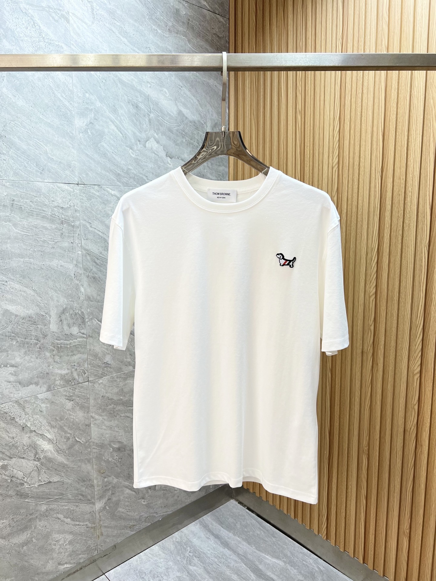 NO:757273,TB 2026 spring and summer new products, complete with three standards, mercerized cotton round neck short-sleeved T-shirt, counter size M-XXXL / recommended L,, T-shirt, tees, t-shirt,19860909TB 2026年春夏新品上新 三标齐全 丝光棉圆领短袖T恤 专柜码数M-XXXL /建议L,,T-shirt,tees，t-shirt,,Men's clothing