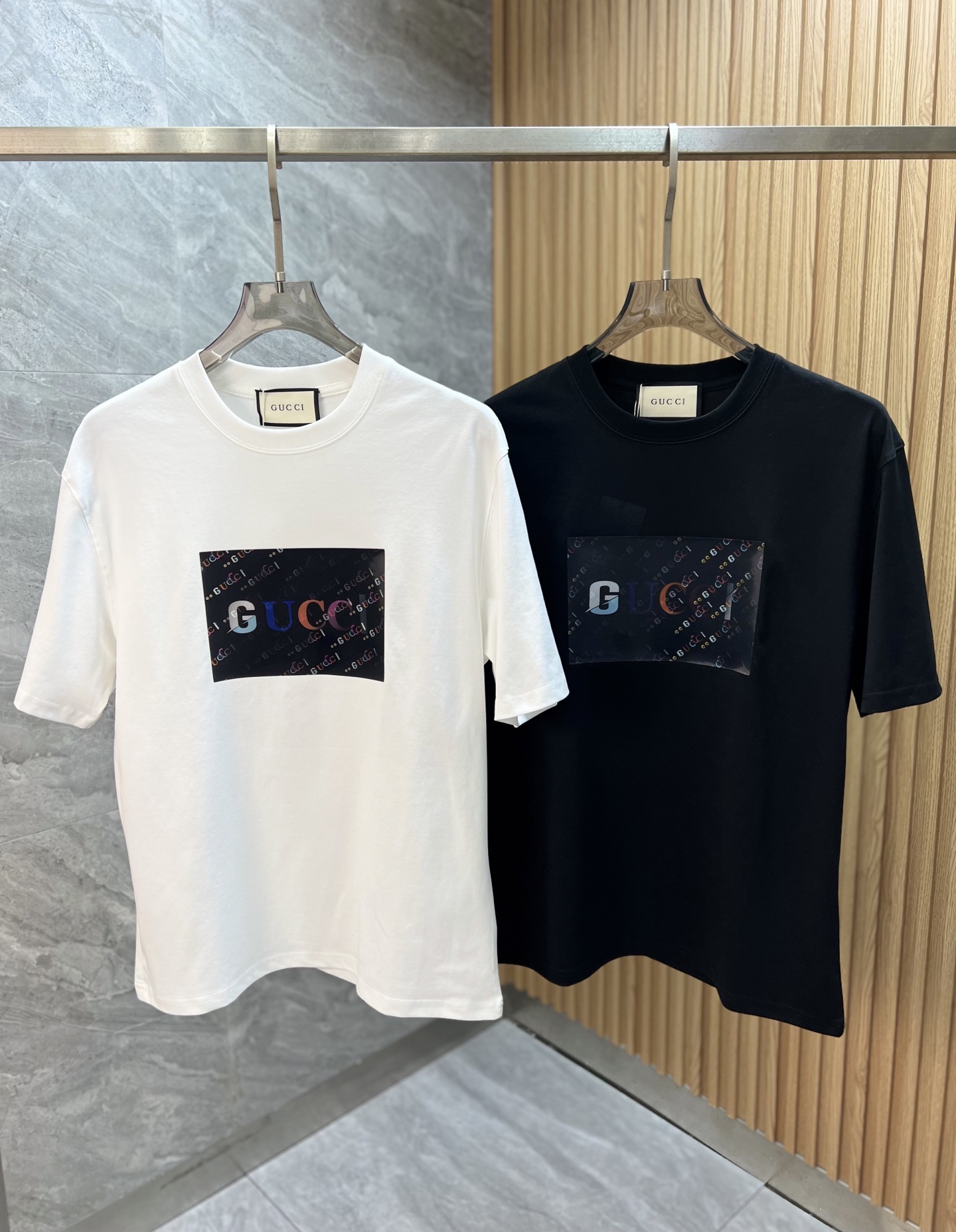NO:735723,Gucci/Gucci 2026 spring and summer new products, complete with three labels, mercerized cotton round neck short-sleeved T-shirt, counter size M-XXXL / recommended L,, gucci, T-shirt, tees, t-shirt,19860909Gucci/古奇 2026年春夏新品上新 三标齐全 丝光棉圆领短袖T恤 专柜码数M-XXXL /建议L,,gucci,T-shirt,tees，t-shirt,,Men's clothing