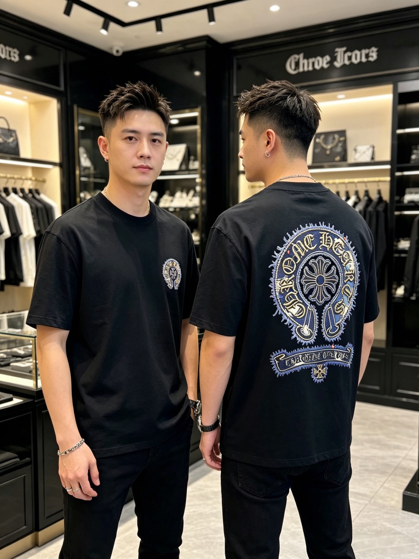 NO:840327,Ch/Chrome Hearts 2026 spring and summer new products, complete with three labels, round neck pure cotton short-sleeved T-shirt, good product does not need to be introduced too much, look at the details, counter size M-XXXL / recommended L, slightly loose version, chrome hearts, T-shirt, tees, t-shirt,19860909Ch/克罗心 2026春夏新品 三标齐全 圆领纯棉短袖T恤 好货不用过多介绍 看细节 专柜码数M-XXXL /建议L 微宽松版型,,chrome hearts,T-shirt,tees，t-shirt,,Men's clothing