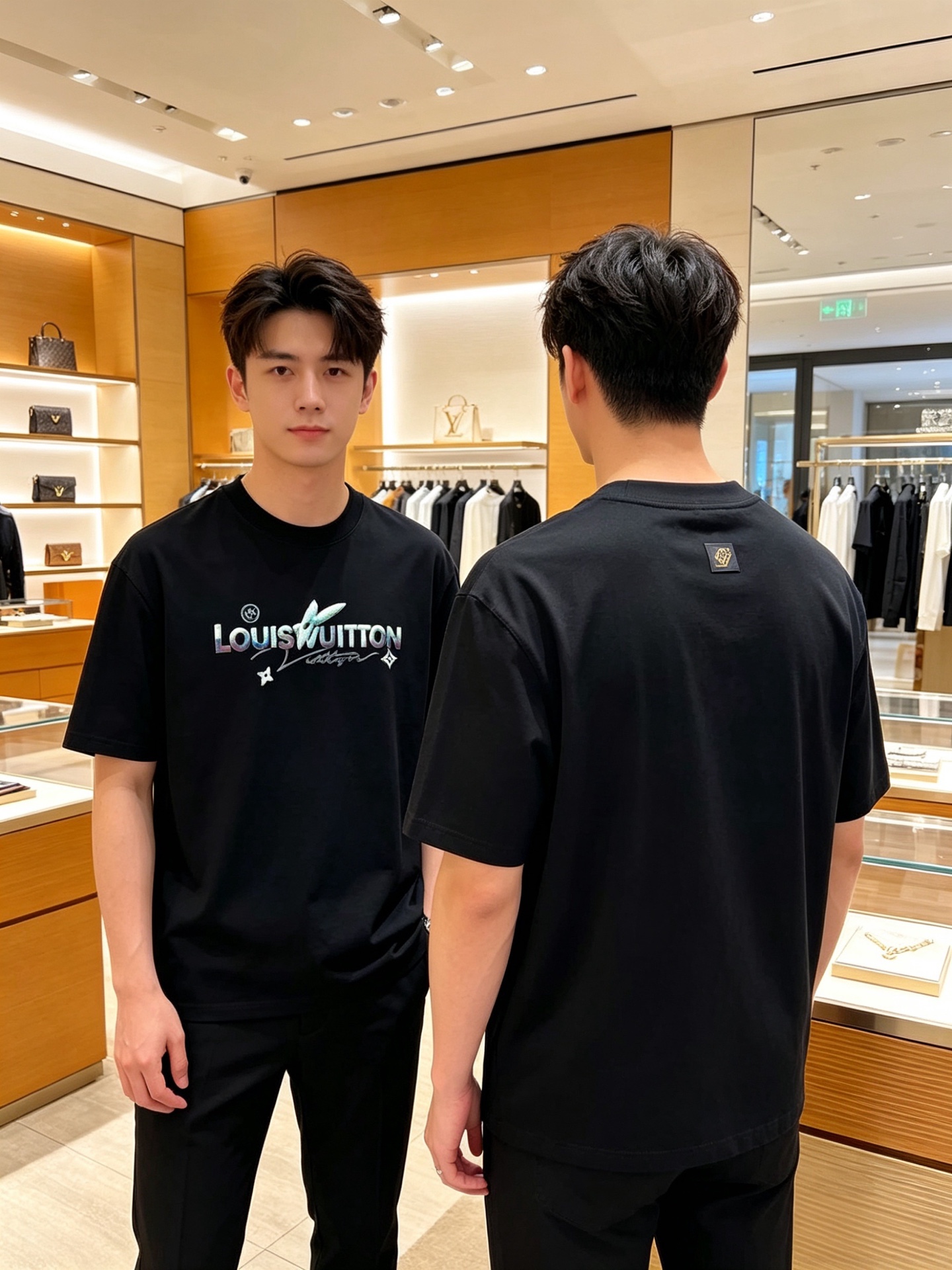 NO:840334,LV/Louis Vuitton 2026 spring and summer new products, complete with three labels, round neck pure cotton short-sleeved T-shirt, good product, no need to introduce too much, look at the details, counter size M-XXXL / recommended L, slightly loose version,, louis vuitton, louis vuitton, T-shirt, tees, t-shirt,19860909LV/路易威登 2026春夏新品 三标齐全 圆领纯棉短袖T恤 好货不用过多介绍 看细节 专柜码数M-XXXL /建议L 微宽松版型,,louis vuitton,louis vuitton,T-shirt,tees，t-shirt,,Men's clothing