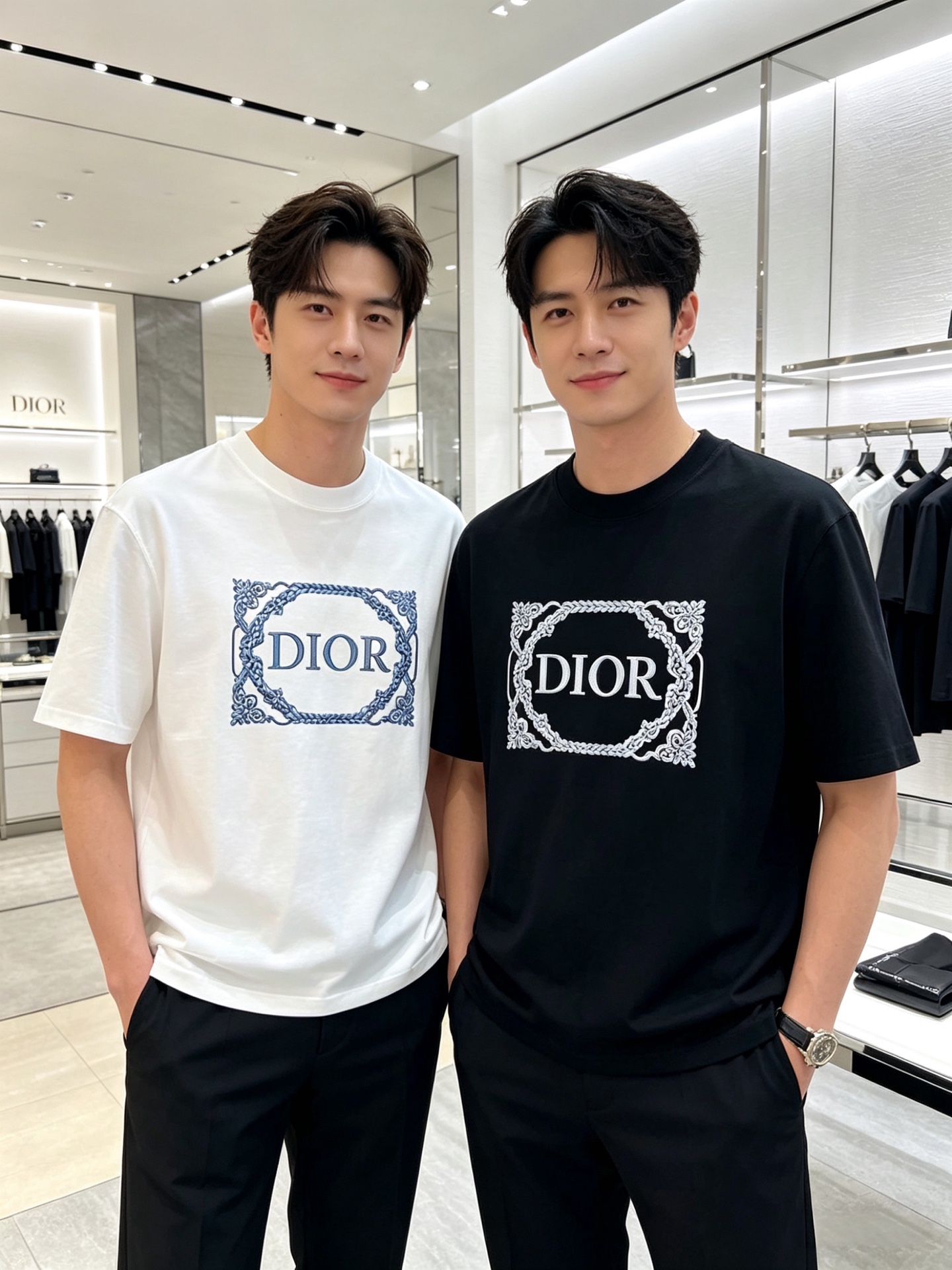 NO:840376,Dior/Dior 2026 spring and summer new products, complete with three labels, round neck pure cotton short-sleeved T-shirt, good product without too much introduction, look at the details, counter size M-XXXL / recommended L, slightly loose version, dior, dior, T-shirt, tees, t-shirt,19860909Dior/迪奥 2026春夏新品 三标齐全 圆领纯棉短袖T恤 好货不用过多介绍 看细节 专柜码数M-XXXL /建议L 微宽松版型,,dior,dior,T-shirt,tees，t-shirt,,Men's clothing