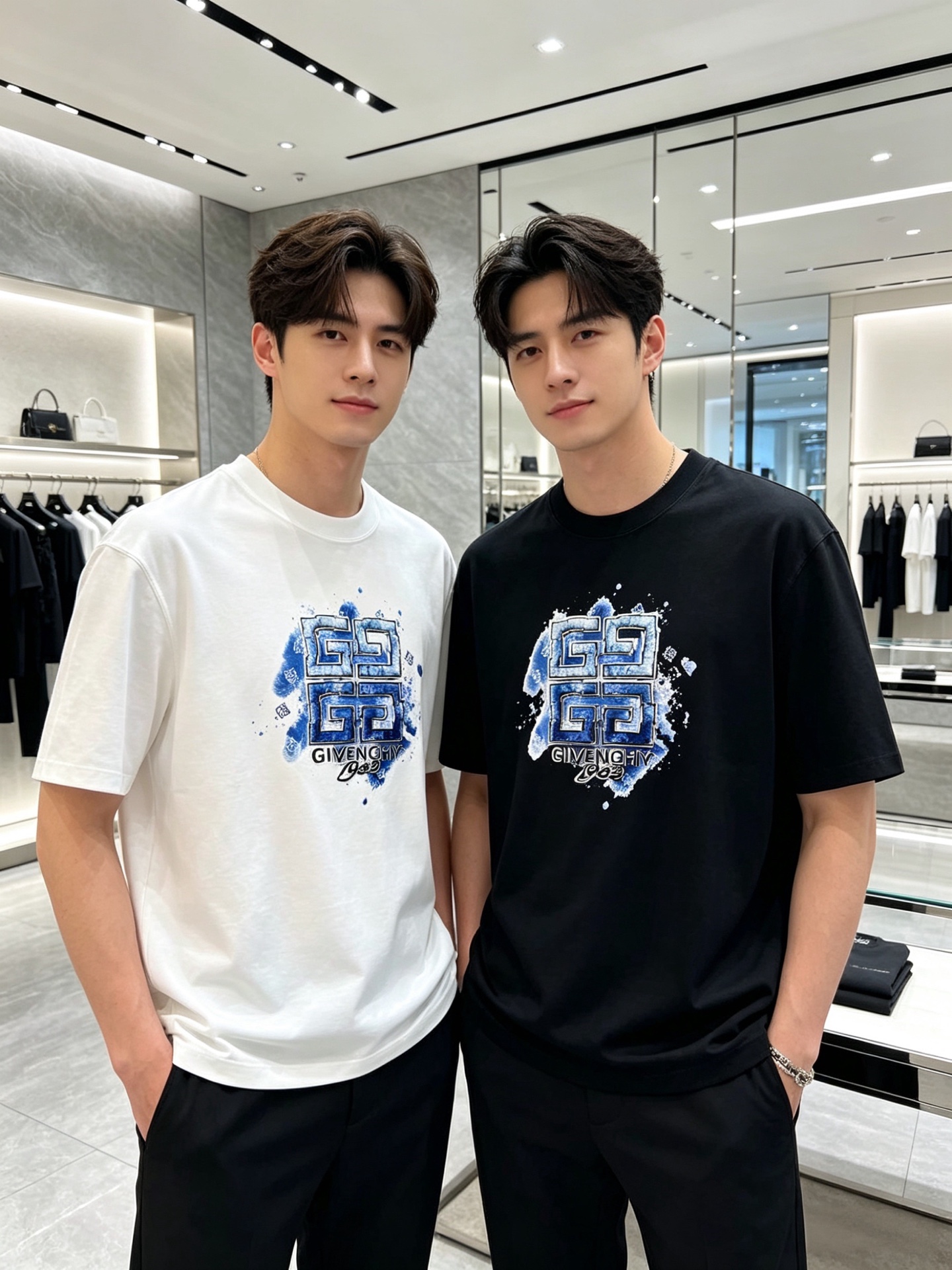 NO:840371,give/Givenchy 2026 spring and summer new products, complete with three standards, round neck pure cotton short-sleeved T-shirt, good product does not need to be introduced too much, look at the details, counter size M-XXXL / recommended L, slightly loose version,,givenchy,givenchy,T-shirt,tees,t-shirt,19860909give/纪梵希 2026春夏新品 三标齐全 圆领纯棉短袖T恤 好货不用过多介绍 看细节 专柜码数M-XXXL /建议L 微宽松版型,,givenchy,givenchy,T-shirt,tees，t-shirt,,Men's clothing