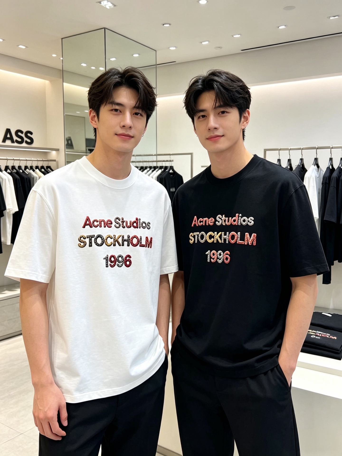 NO:840381,Acne 2026 spring and summer new products, complete with three labels, round neck pure cotton short-sleeved T-shirt, good product, no need to introduce too much, look at the details, counter size M-XXXL / recommended L, slightly loose version,,acne studios, T-shirt, tees, t-shirt,19860909Acne 2026春夏新品 三标齐全 圆领纯棉短袖T恤 好货不用过多介绍 看细节 专柜码数M-XXXL /建议L 微宽松版型,,acne studios,T-shirt,tees，t-shirt,,Men's clothing