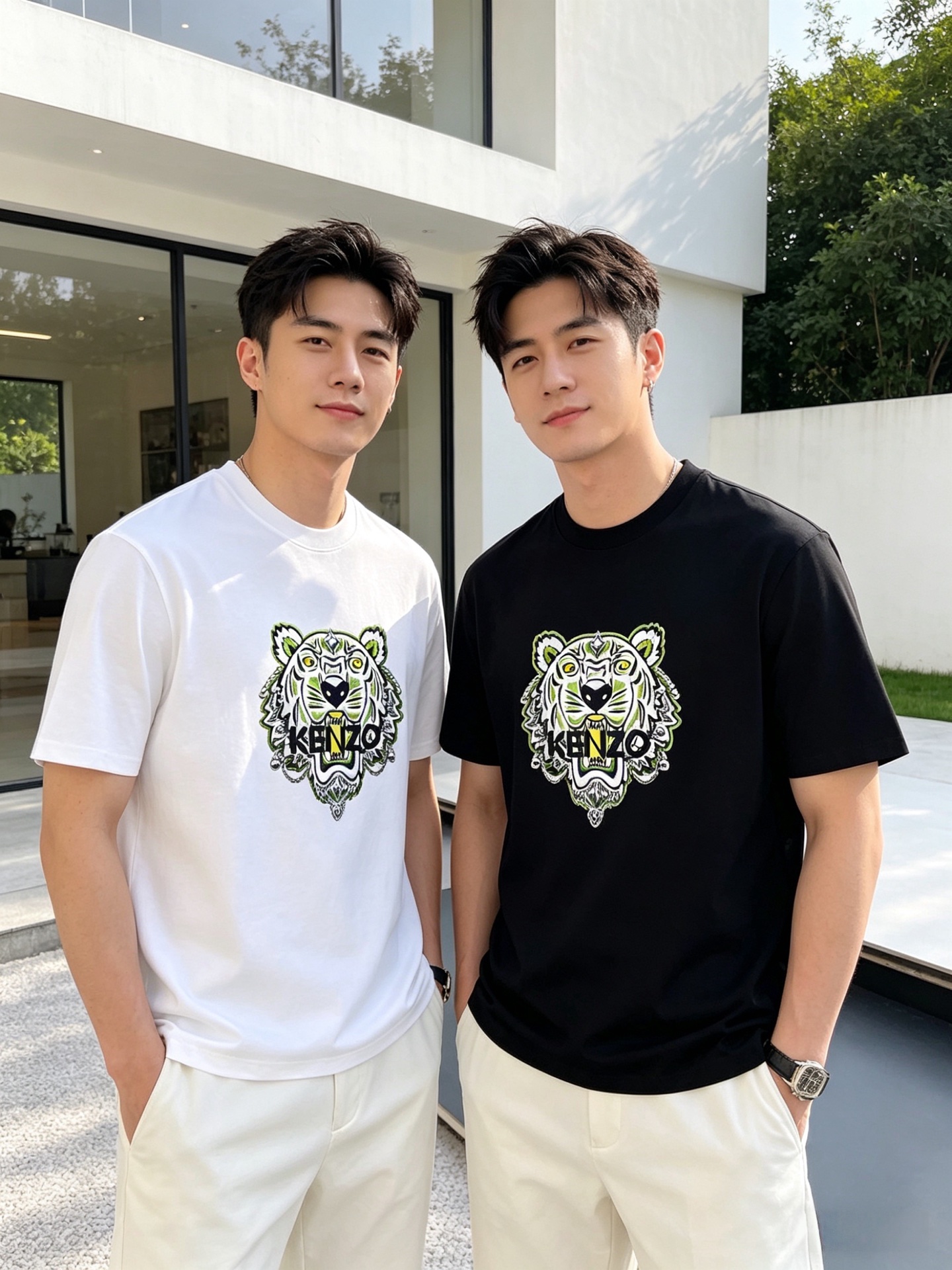 NO:935271,Kenzo 2026 spring and summer new products, complete with three standards, mercerized cotton round neck short-sleeved T-shirt, good product, no need to introduce too much, look at the details, counter size M-XXXL 175/140, recommended L,, T-shirt, tees, t-shirt,19860909Kenzo 2026年春夏新品上新 三标齐全 丝光棉圆领短袖T恤 好货不用过多介绍 看细节 专柜码数M-XXXL 175/140建议L,,T-shirt,tees，t-shirt,,Men's clothing