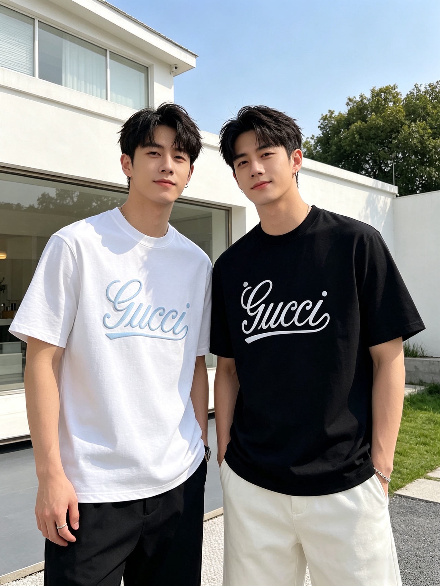 NO:935275,Gucci/Gucci 2026 spring and summer new products, complete with three labels, mercerized cotton round neck short-sleeved T-shirt, good product without too much introduction, look at the details, counter size M-XXXL 175/140, recommended L,, gucci, T-shirt, tees, t-shirt,19860909Gucci/古奇 2026年春夏新品上新 三标齐全 丝光棉圆领短袖T恤 好货不用过多介绍 看细节 专柜码数M-XXXL 175/140建议L,,gucci,T-shirt,tees，t-shirt,,Men's clothing