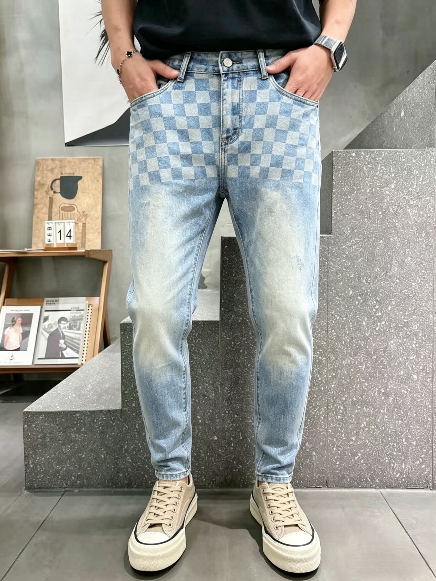 NO:937575,LV/Louis Vuitton 2026 spring and summer new products, complete with three labels, jeans, good products, no need to introduce too much, look at the details, counter size 29-38, 175/140 upper body size 32,, louis vuitton, louis vuitton, jeans,19860909LV/路易威登 2026春夏新品 三标齐全 牛仔裤 好货不用过多介绍 看细节 专柜码数29-38 175/140上身32码,,louis vuitton,louis vuitton,jeans,,Men's clothing