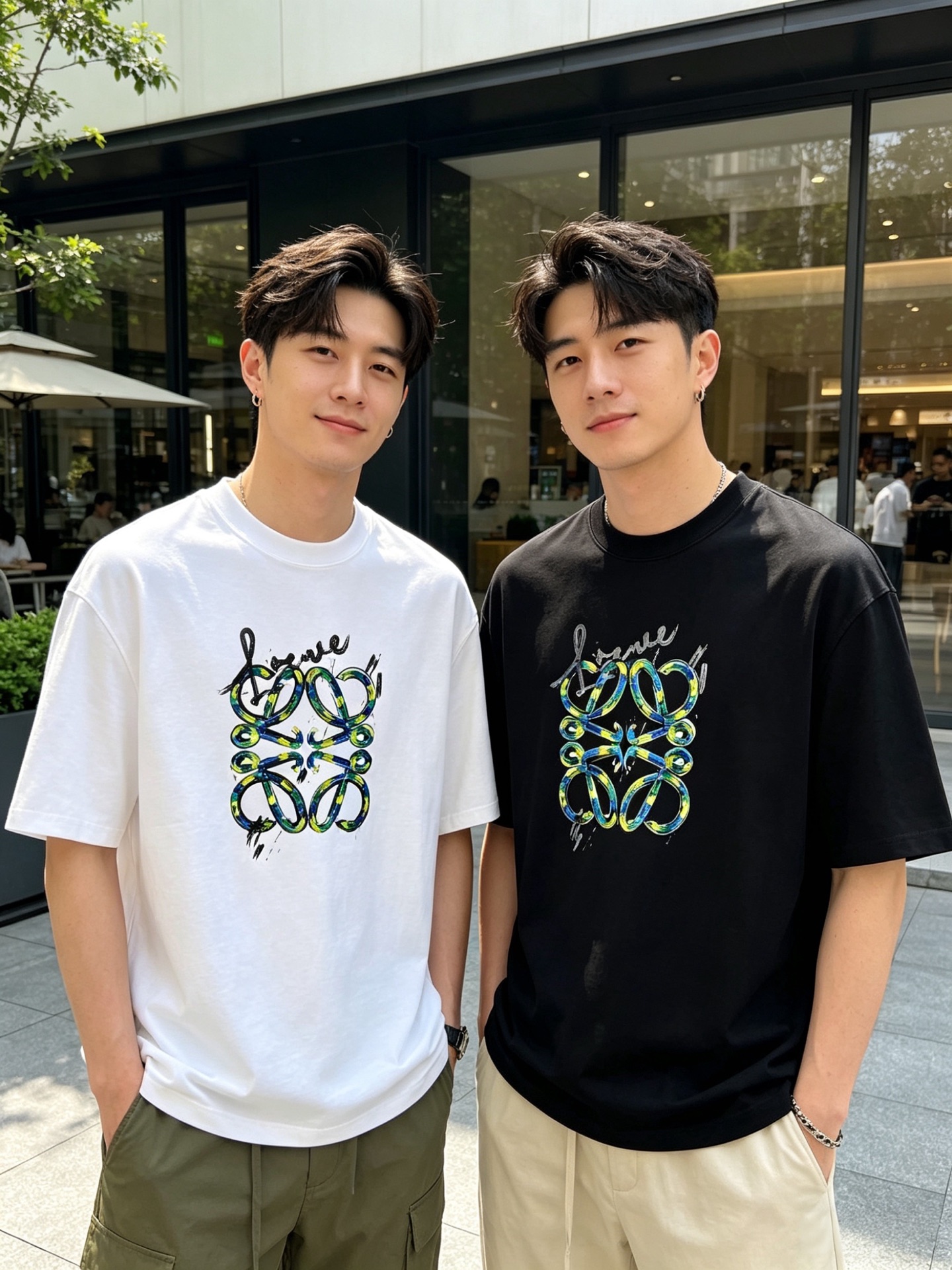NO:773940,Loewe/Luo Yiwei 2026 spring and summer new products, complete with three labels, mercerized cotton round neck short-sleeved T-shirt, good product does not need to be introduced too much, look at the details, counter size M-XXXL 175/140, recommended L,, loewe, loewe, T-shirt, tees, t-shirt,19860909Loewe/罗意威 2026年春夏新品上新 三标齐全 丝光棉圆领短袖T恤 好货不用过多介绍 看细节 专柜码数M-XXXL 175/140建议L,,loewe,loewe,T-shirt,tees，t-shirt,,Men's clothing