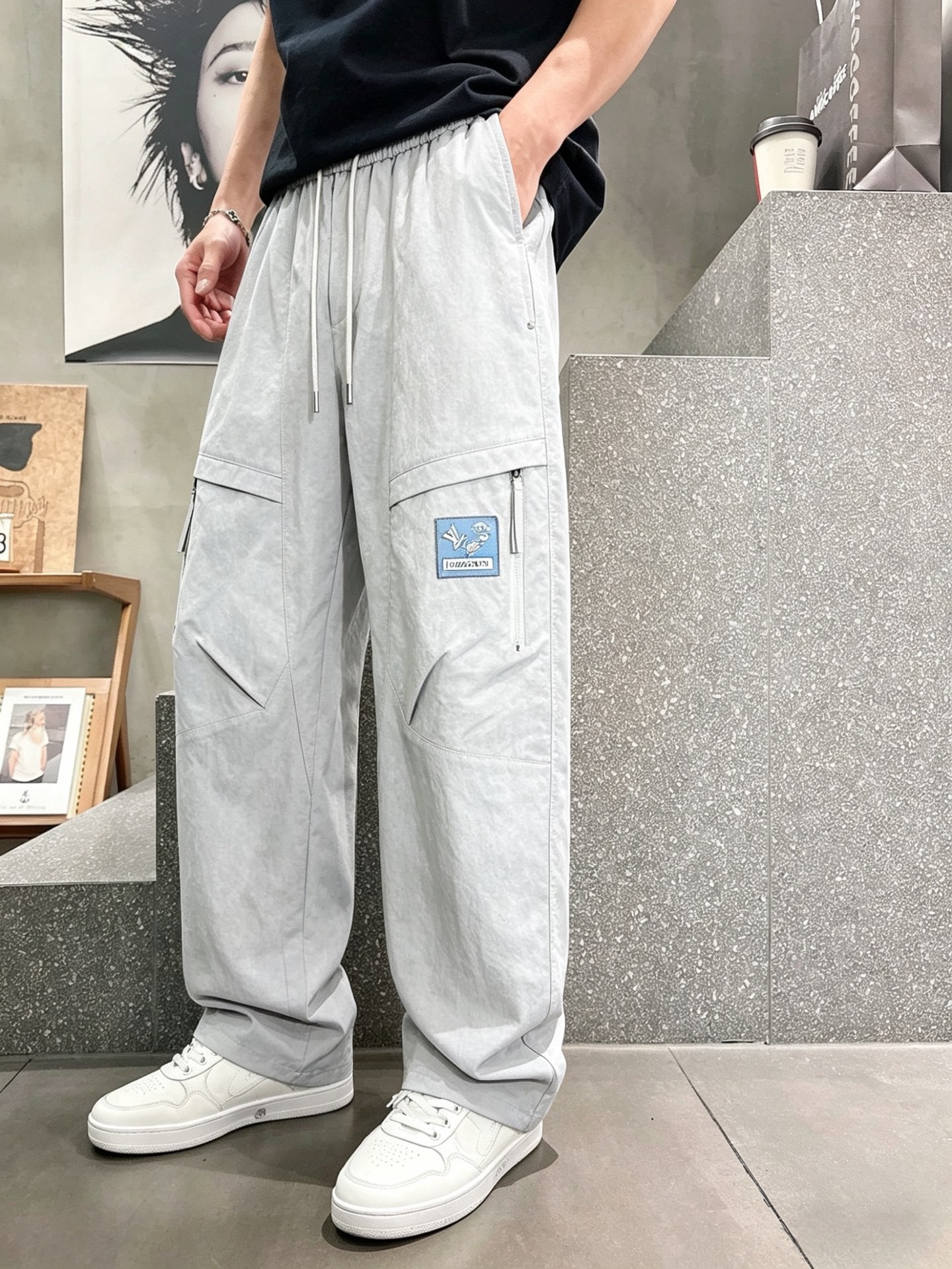 NO:776344,LV/Louis Vuitton 2026 spring and summer new products, complete with three labels, wide casual pants, good products, no need to introduce too much, look at the details, counter size M-XXXXL 175/140 upper body recommended L,, louis vuitton, louis vuitton,19860909LV/路易威登 2026春夏新品 三标齐全 阔版休闲裤 好货不用过多介绍 看细节 专柜码数M-XXXXL 175/140上身建议L,,louis vuitton,louis vuitton,,Men's clothing